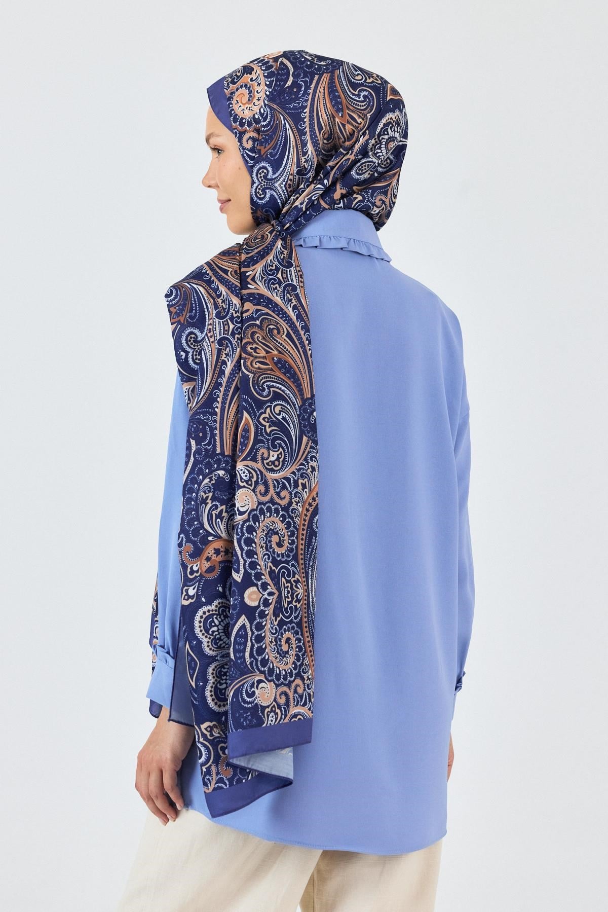 Laci Etnik Desenli Şal 4005