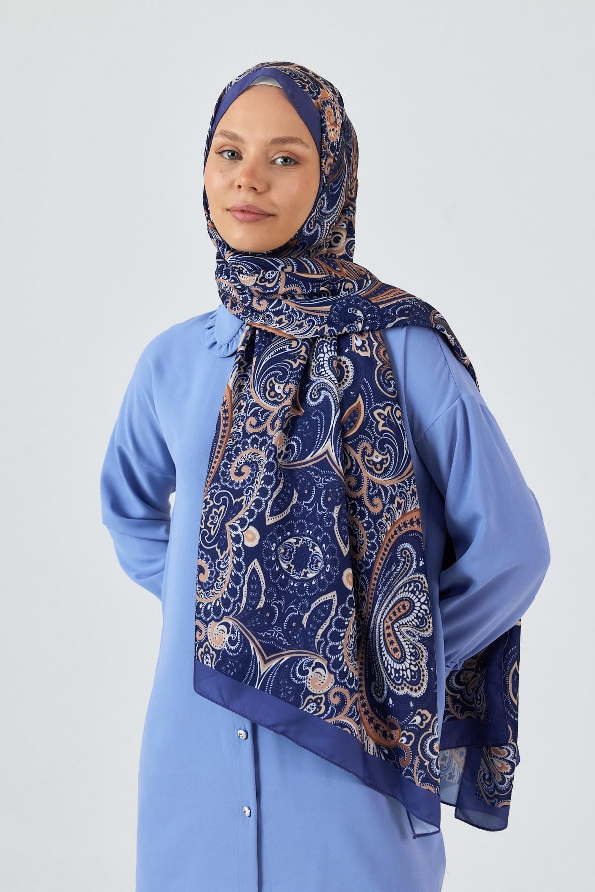 Laci Etnik Desenli Şal 4005