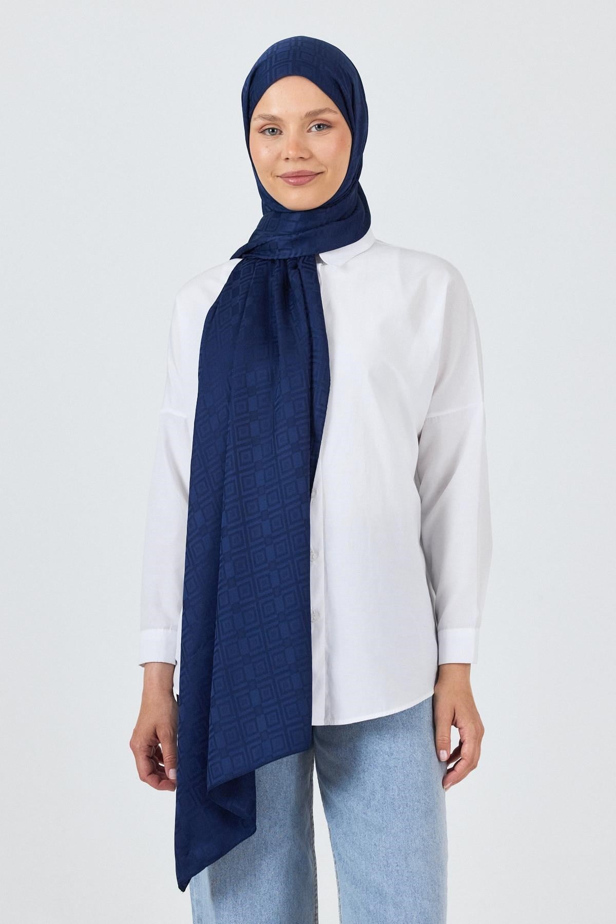 Laci Kare Desen Jakar Şal 5692