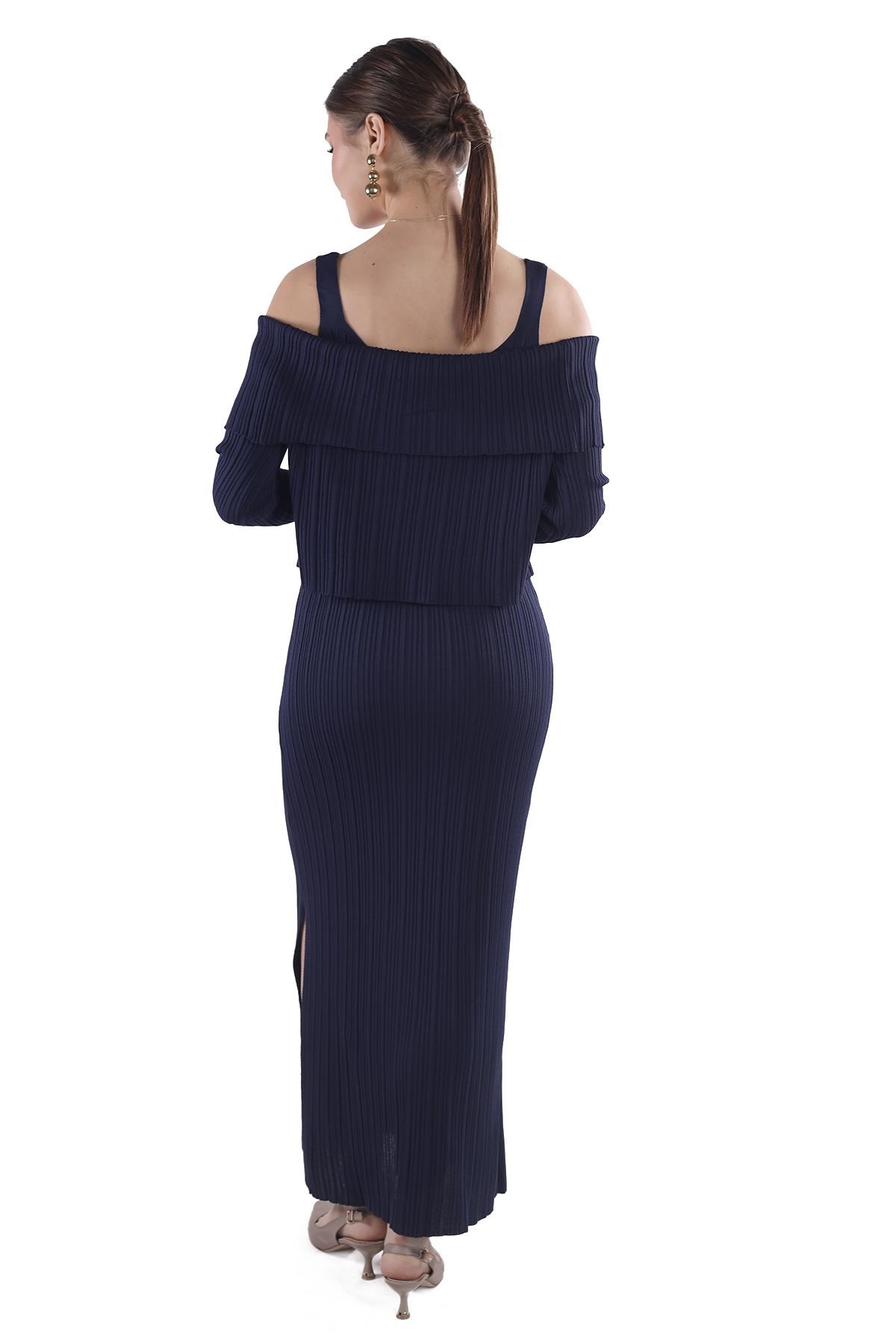 Laci Madonna Yaka Elbise Takım 24216