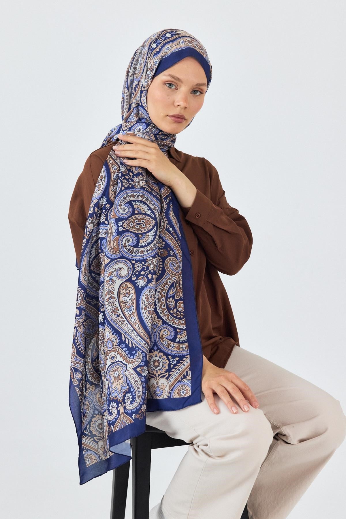 Laci Retro Desenli Şal 4004