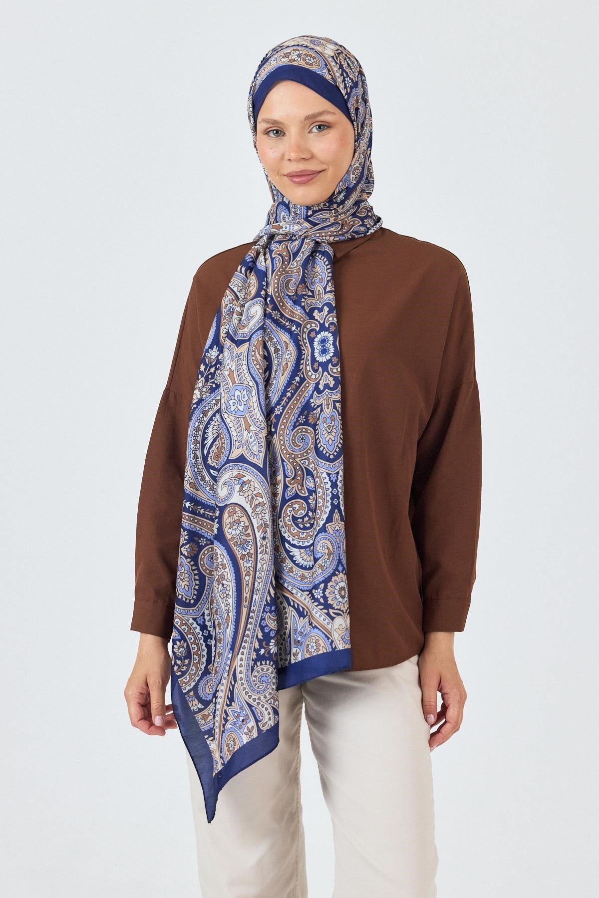 Laci Retro Desenli Şal 4004