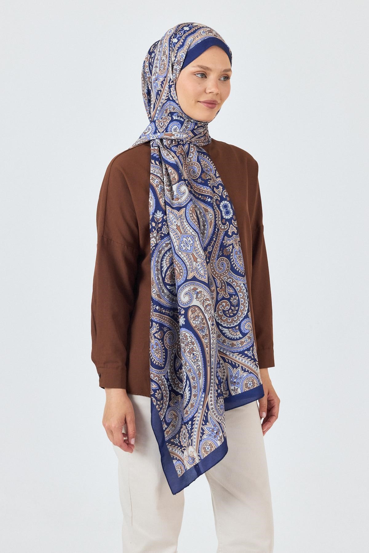 Laci Retro Desenli Şal 4004