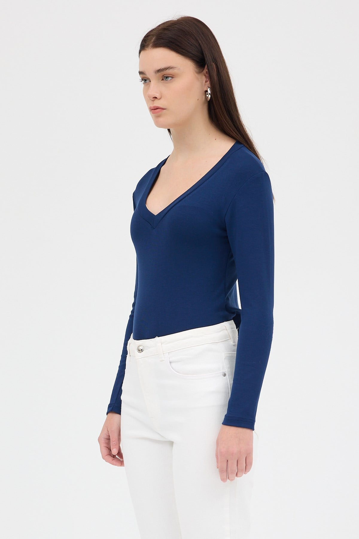 Laci V Yaka Uzun Kol Body 1452