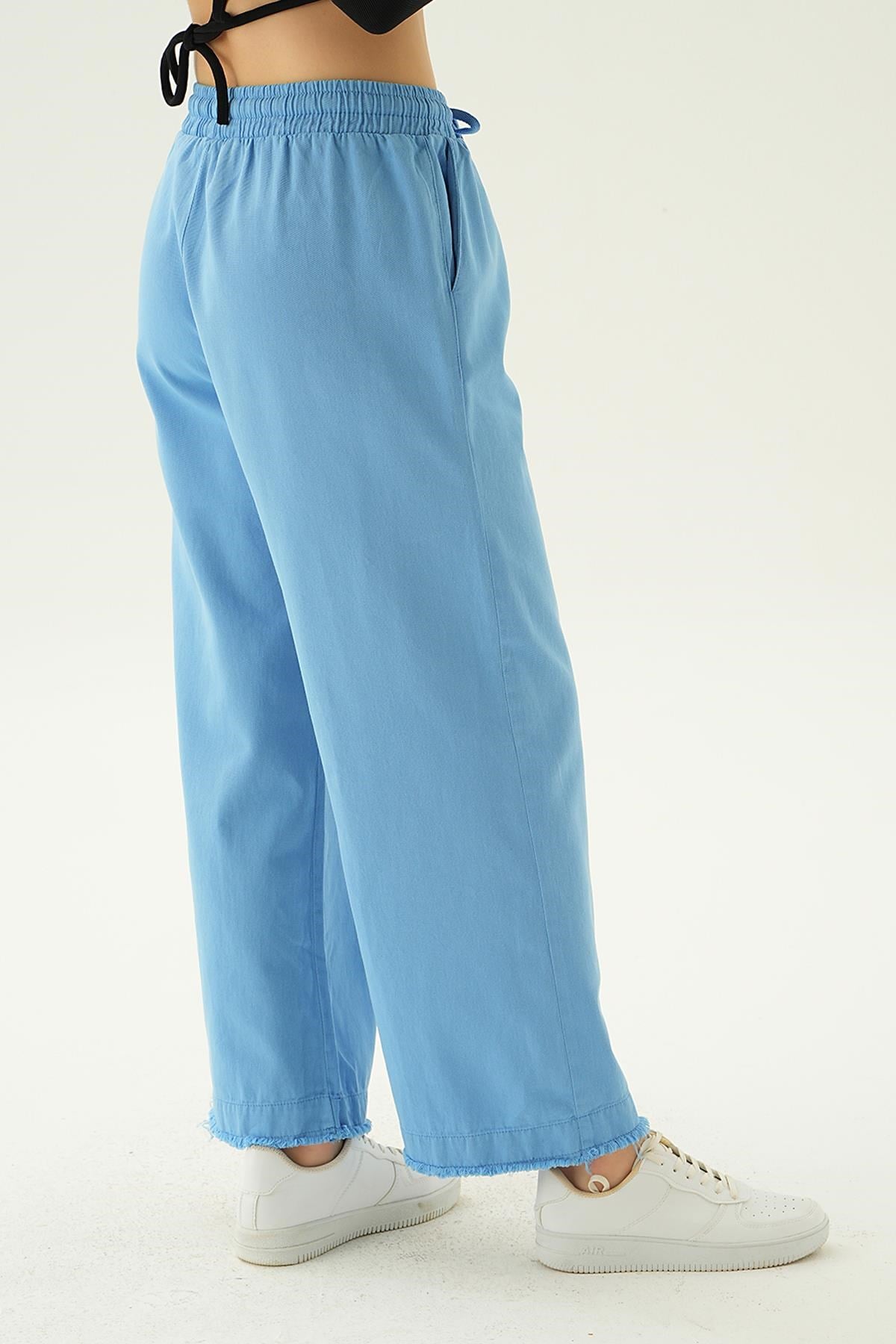 Mavi Bol Paça Pantolon 4760