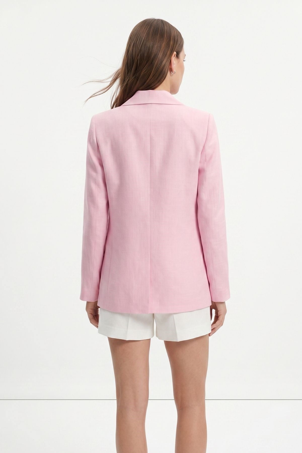 Pembe Cep Detay Ceket 6023-3