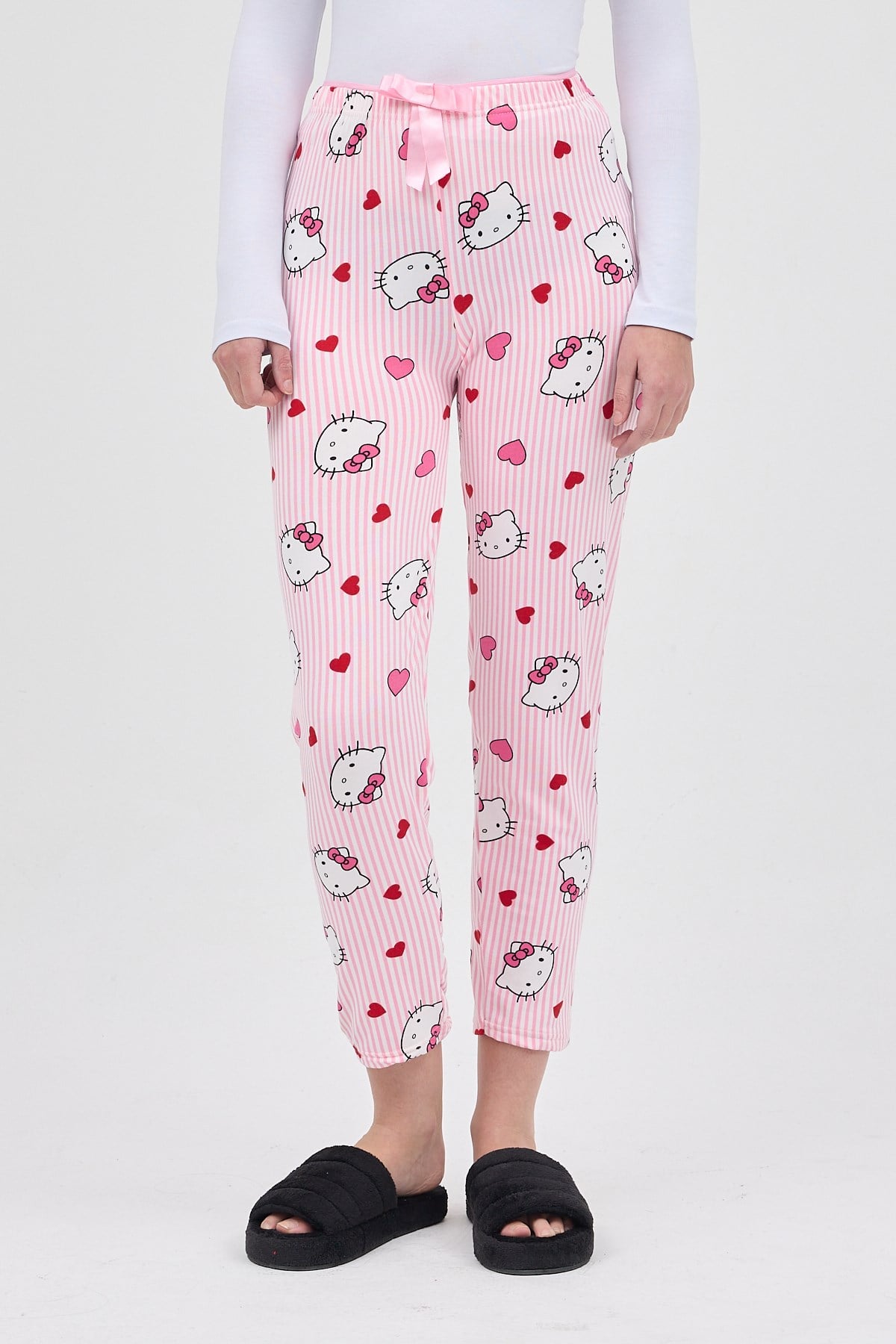 Pembe Desenli Kadın Pijama 4529
