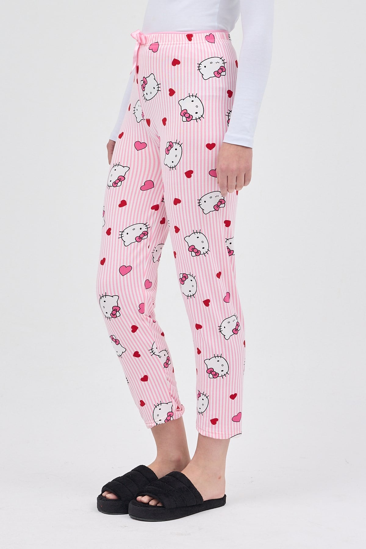 Pembe Desenli Kadın Pijama 4529