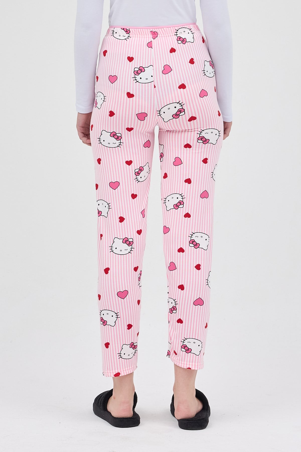 Pembe Desenli Kadın Pijama 4529