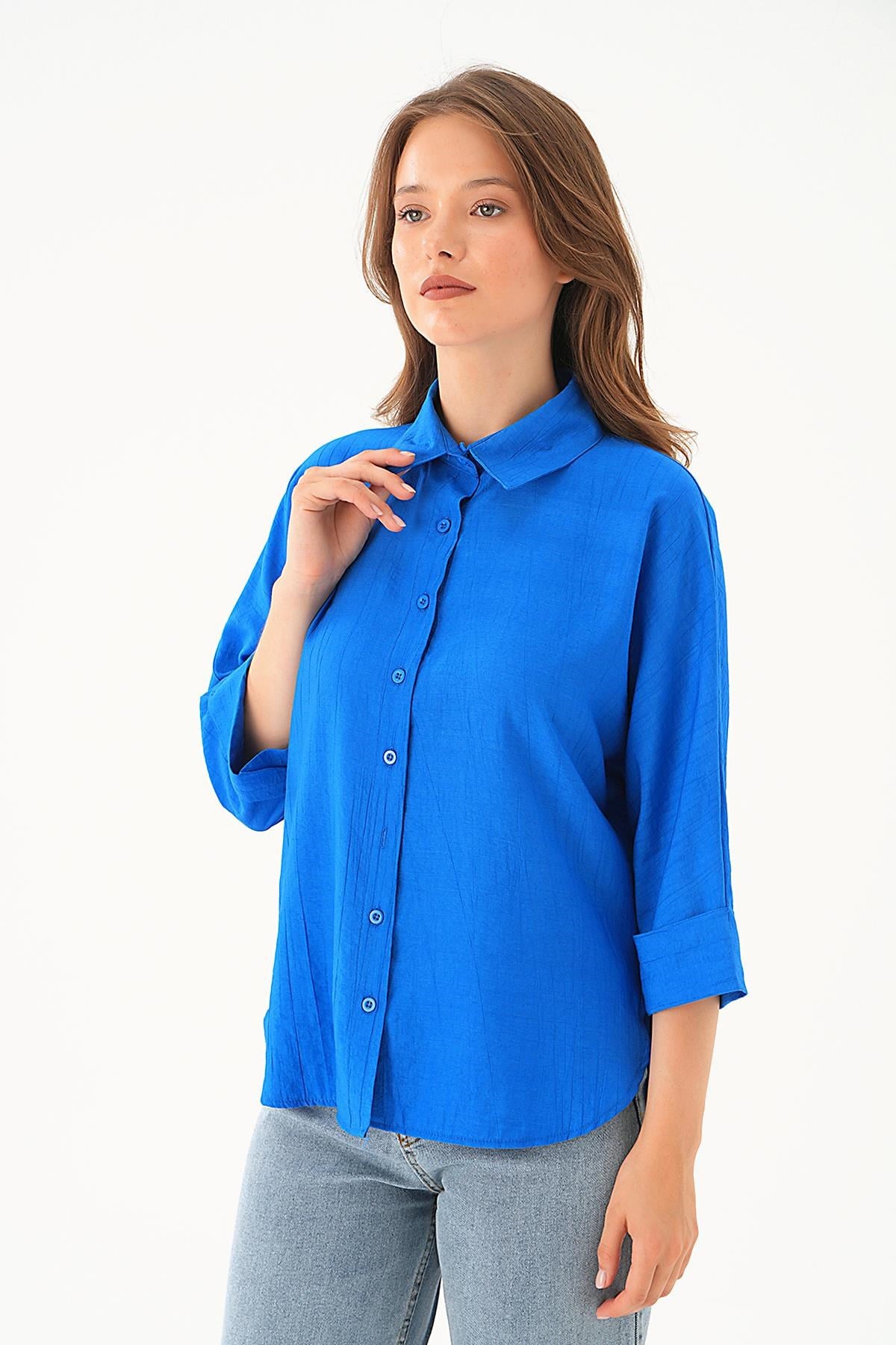 Saks Fakir Kol Gömlek 4058A