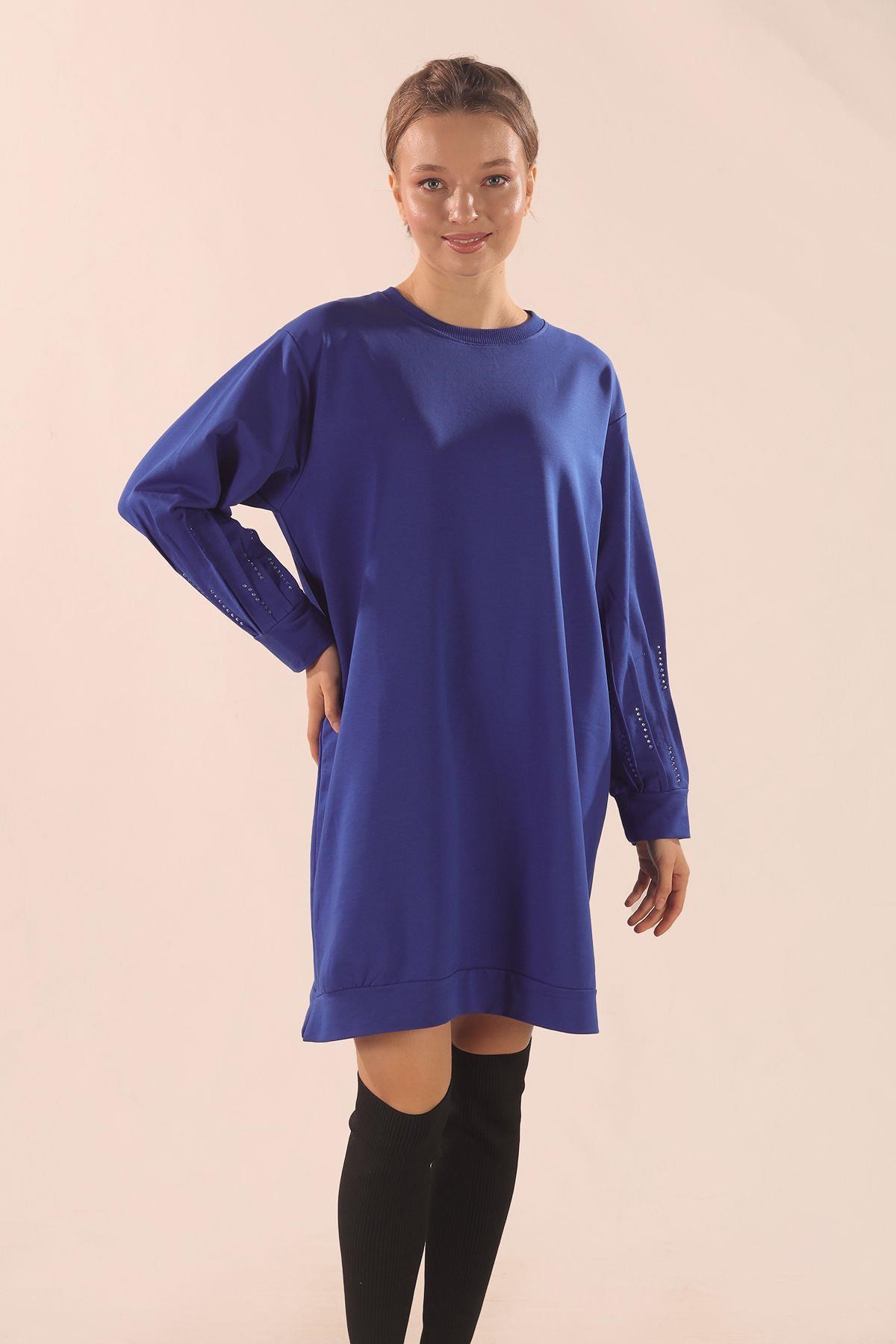 Saks Kol Pile Taş Detay Sweat 3434