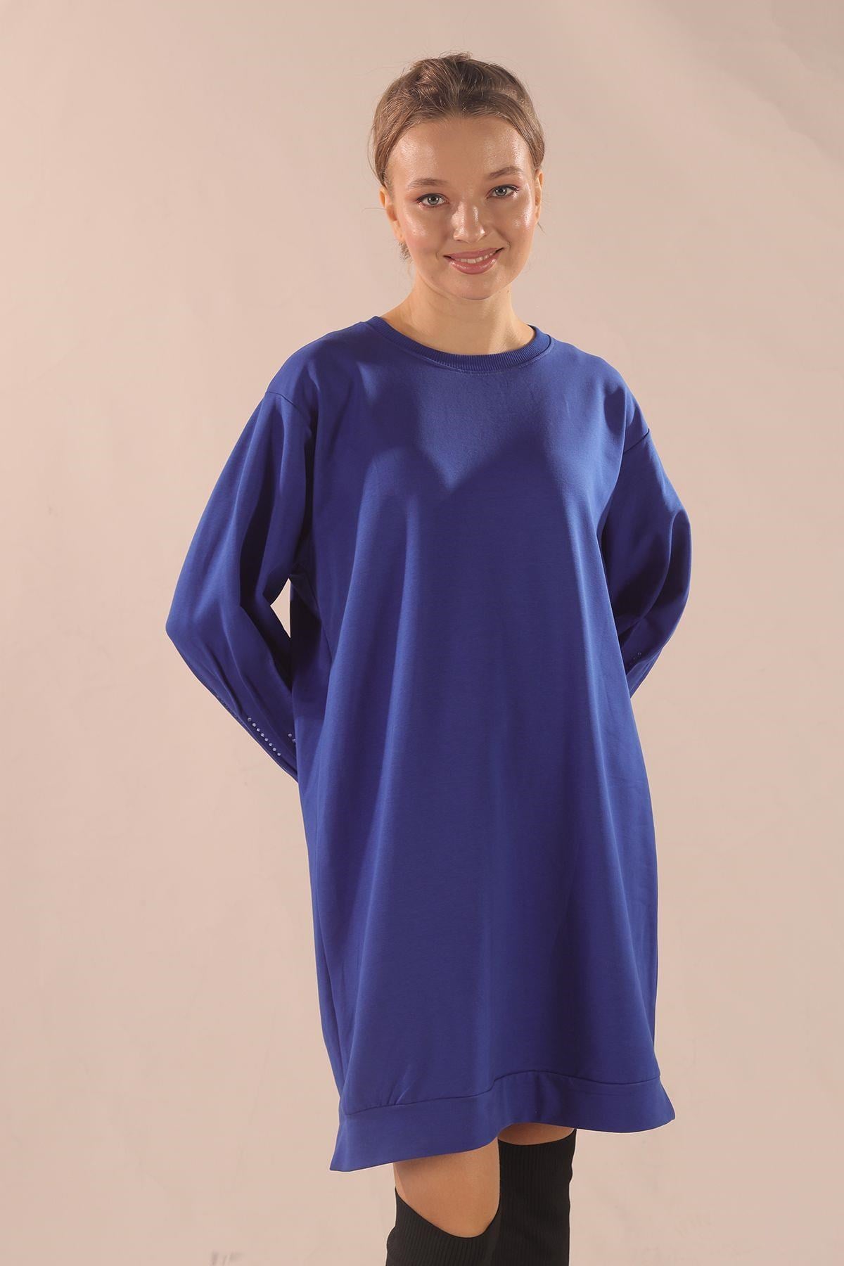 Saks Kol Pile Taş Detay Sweat 3434
