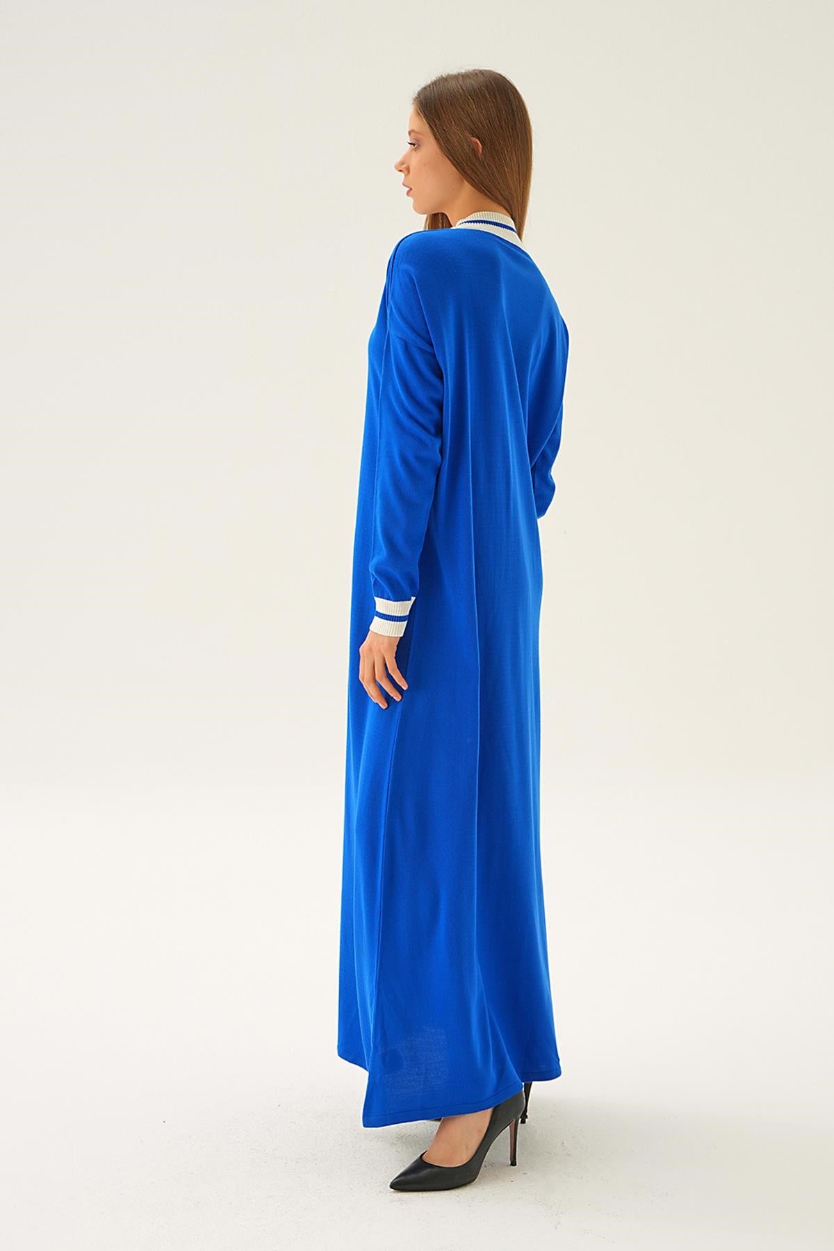 Saks Ribana Detay Triko Elbise 4320