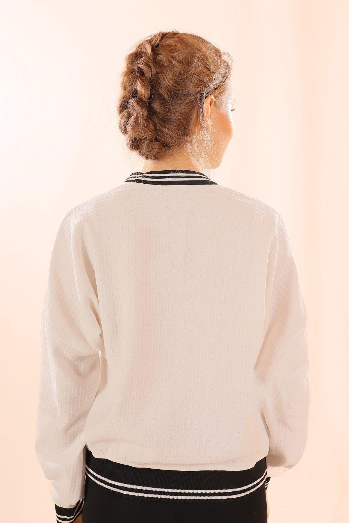 Siyah Brooklyn Baskı Sweat 71399