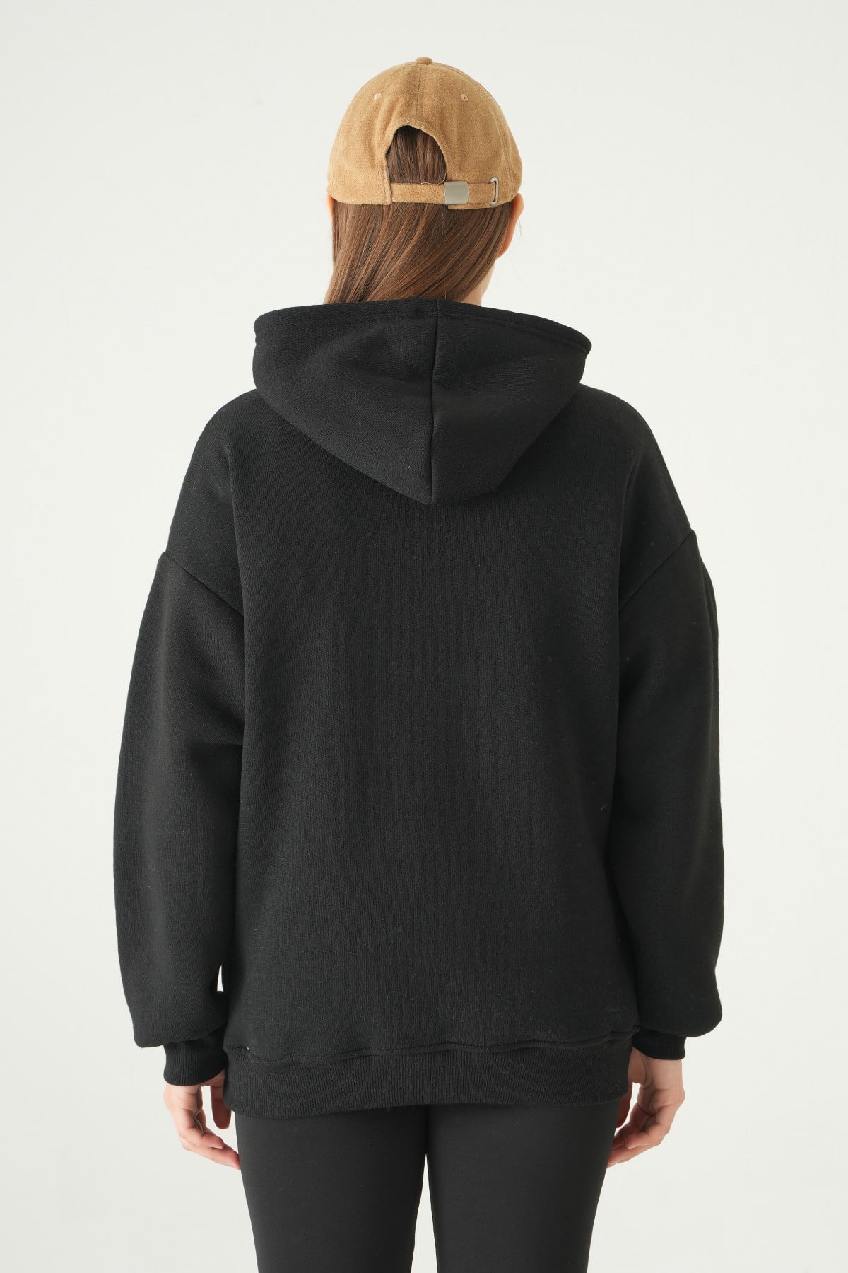 Siyah Los Angeles Baskılı Sweat 1042