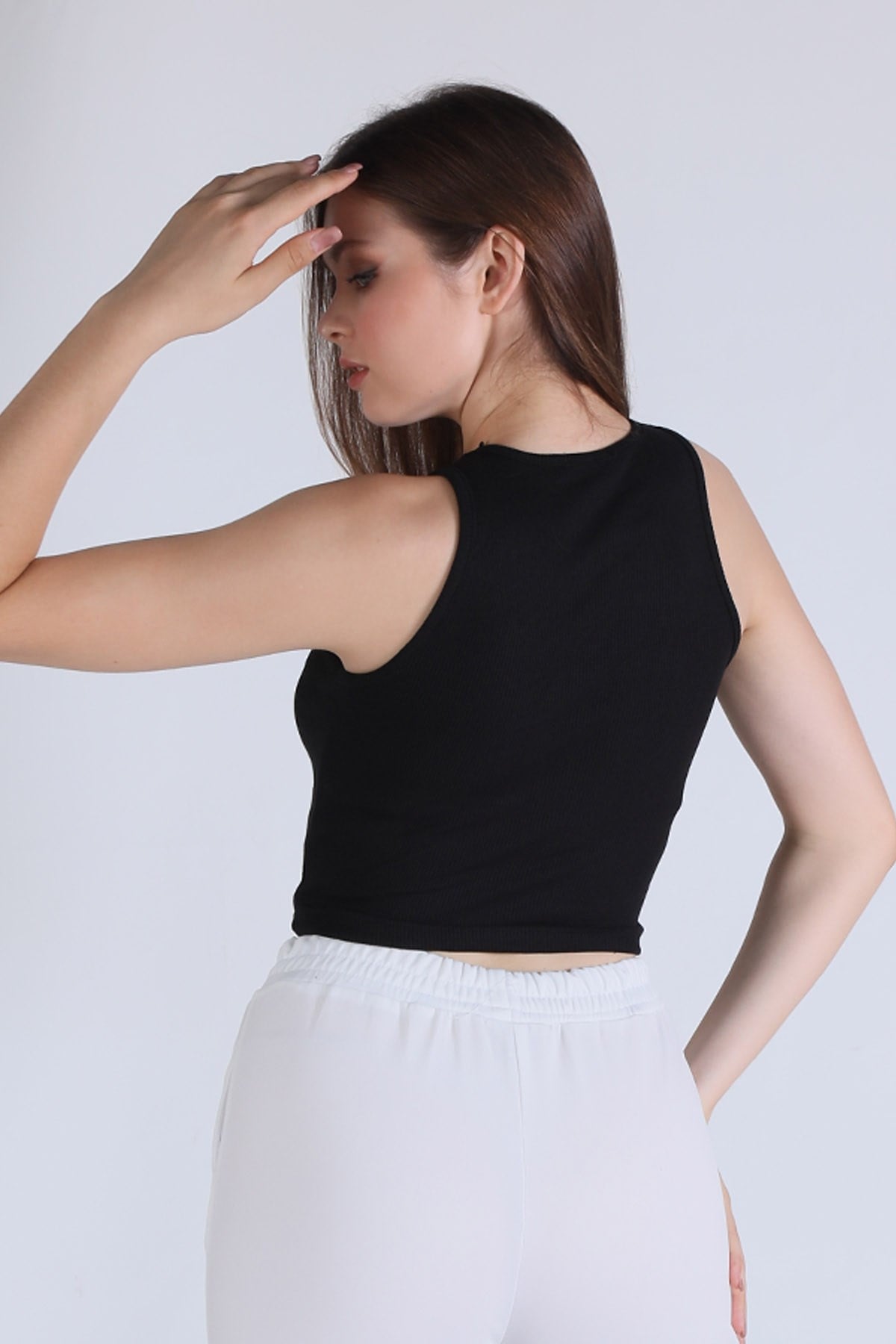 Siyah Off Nakış Detay Atlet 5283