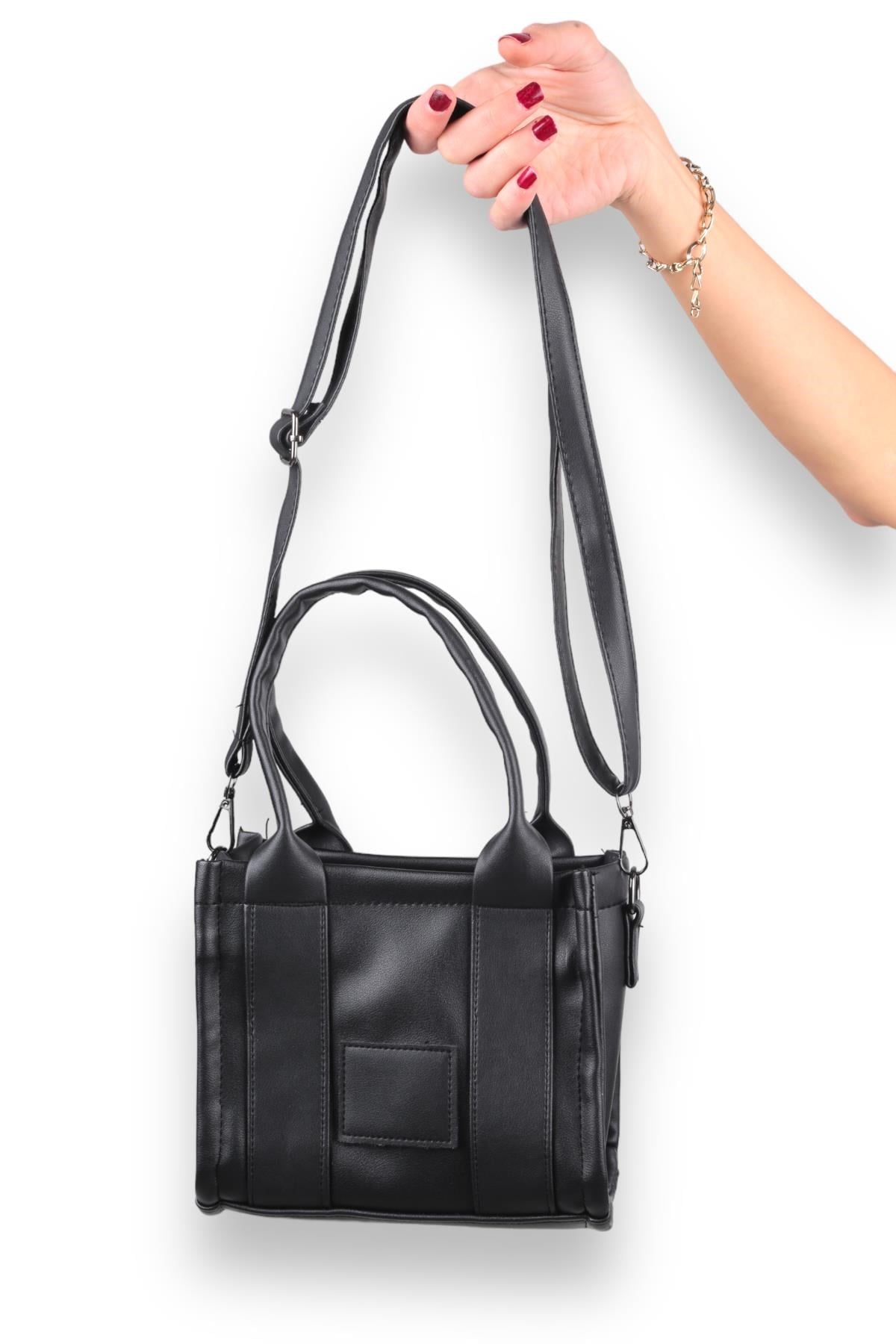 Siyah Small Tote Çanta 9280