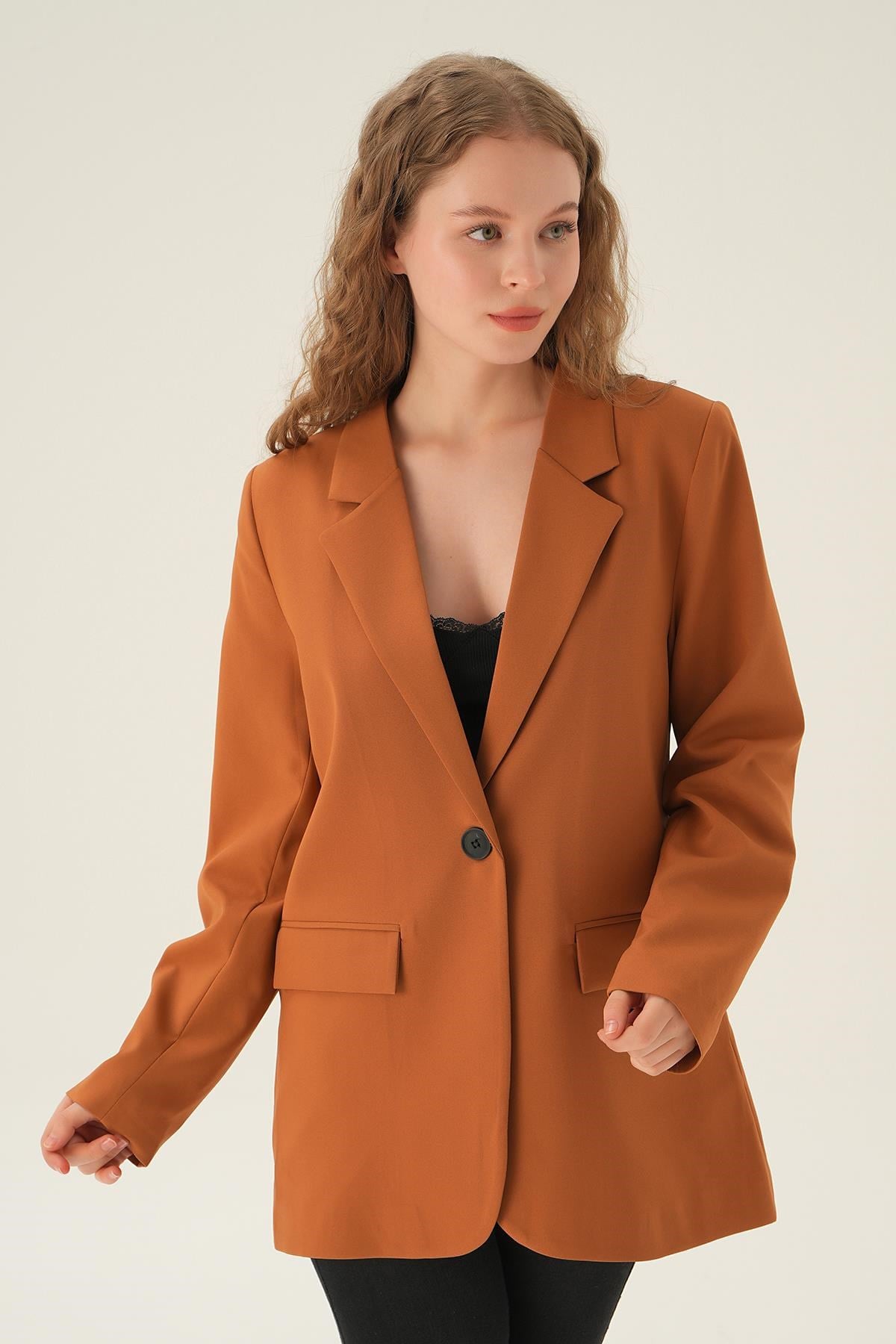 Taba Cepli Klasik Ceket 4618