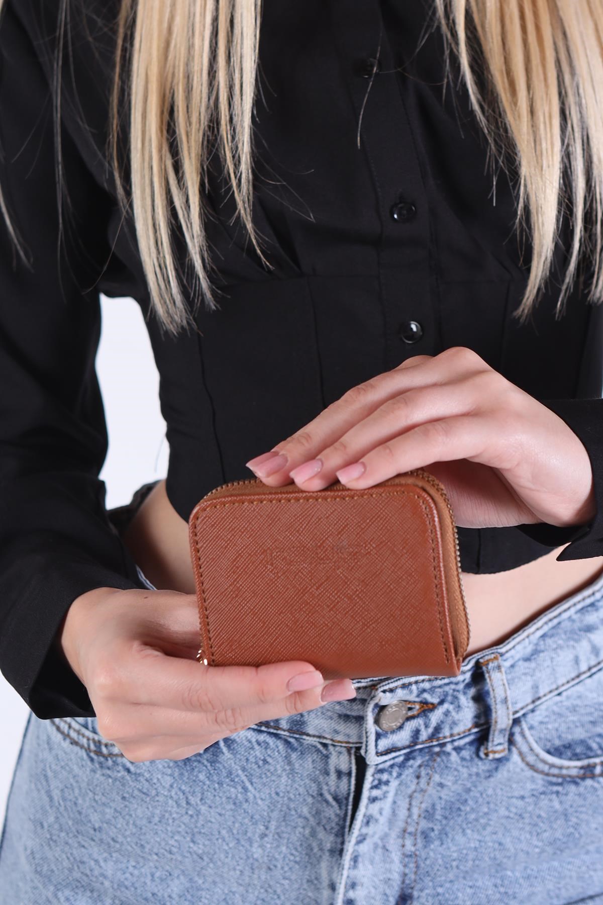 Taba Fermuarlı Mini Cüzdan 024