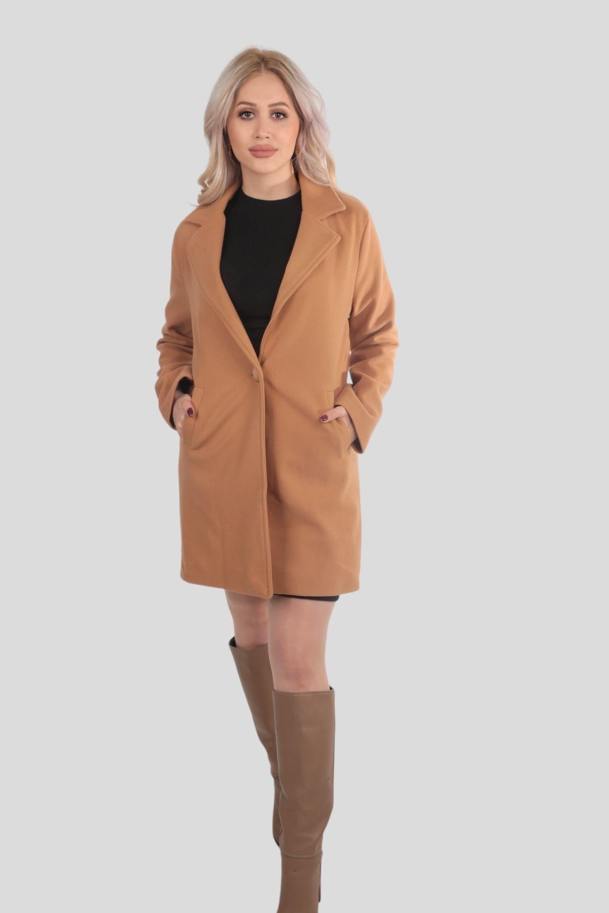 Taba Tek Düğme Kaban 7269A
