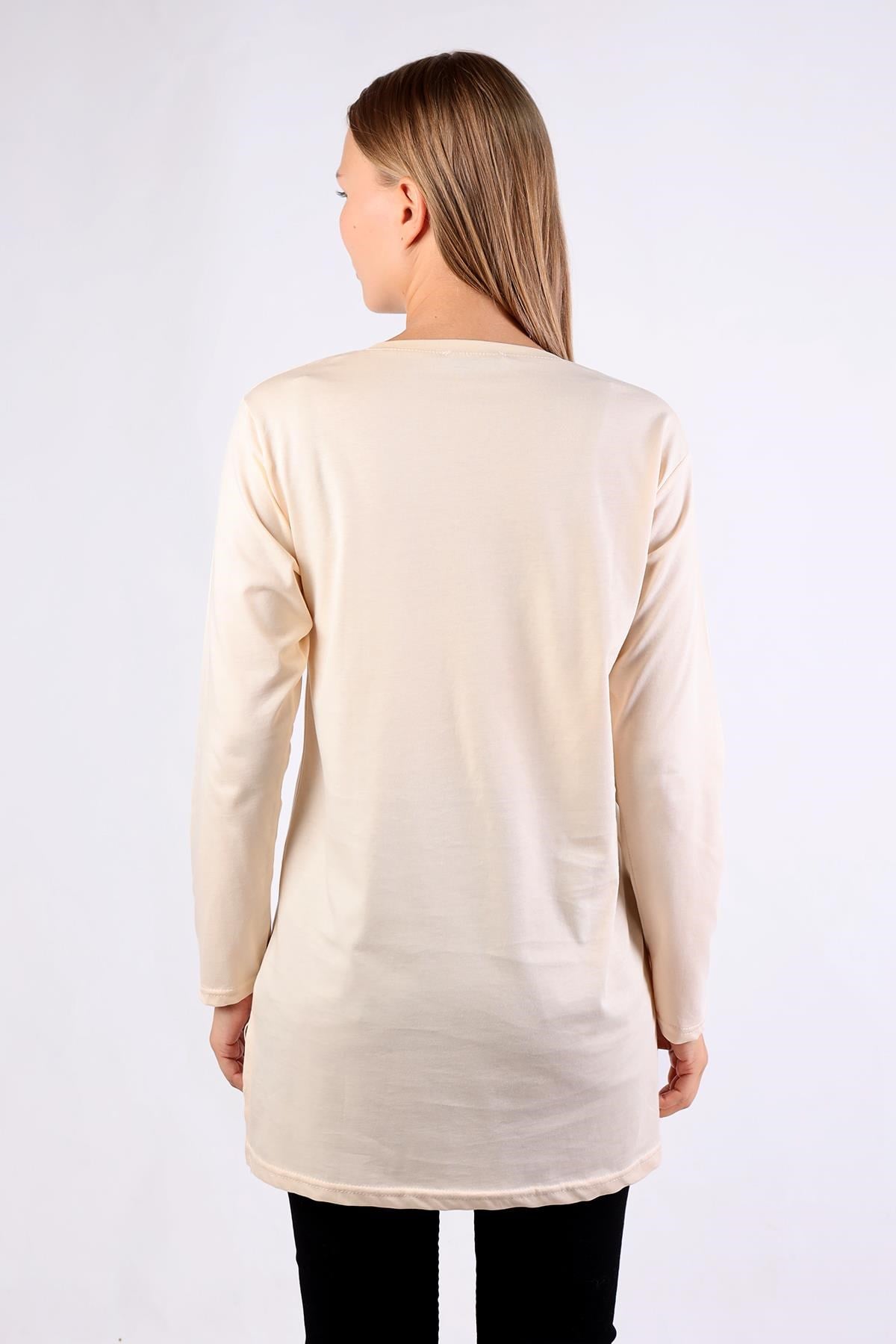Taş You Are Magic Baskılı Uzun Kol Tunik 3158