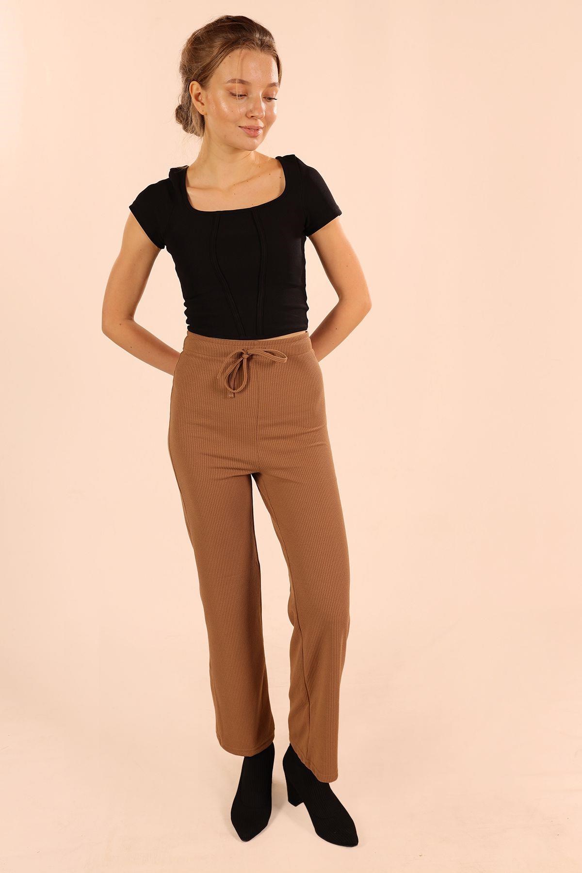 Vizon Bağcıklı Pantolon 6854A