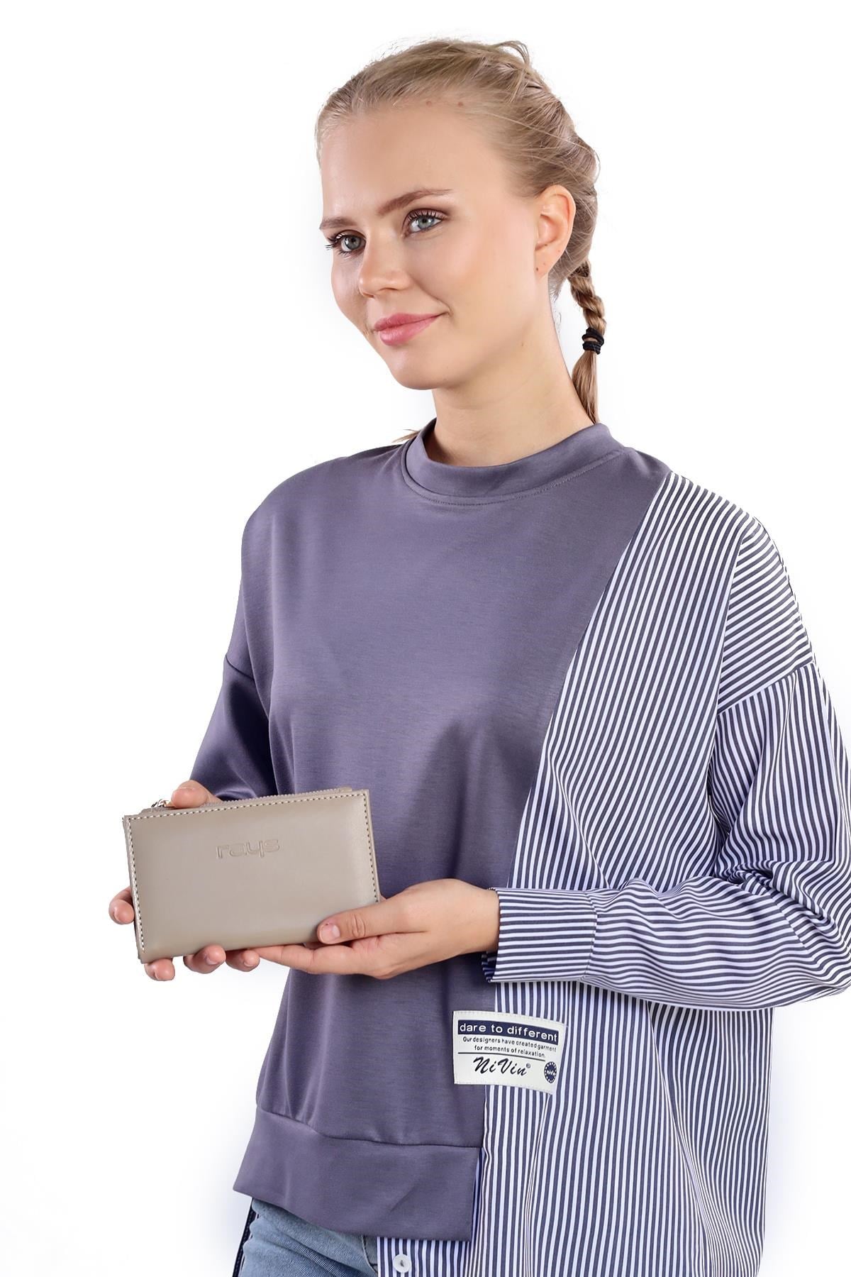 Vizon Çıtçıtlı Fermuarlı Cüzdan 023