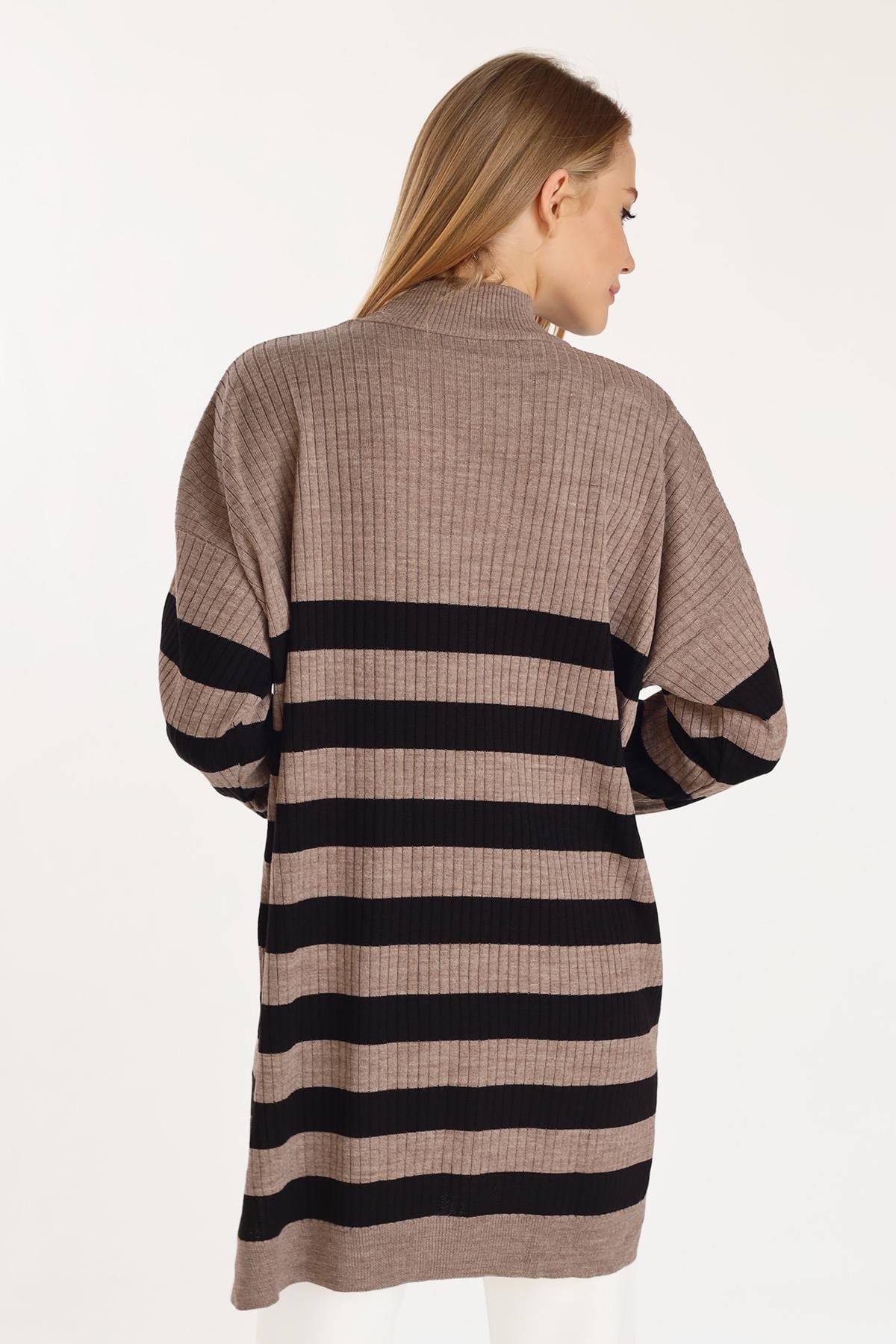 Vizon Çizgili Triko Tunik 5330