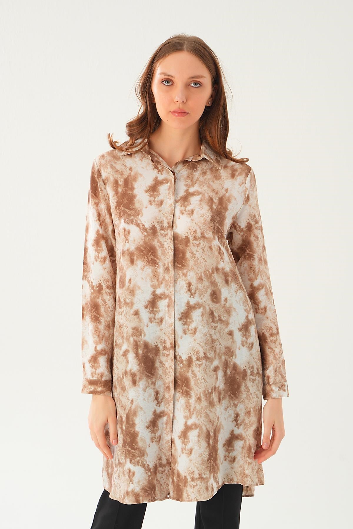 Vizon Desenli Tunik 4236A