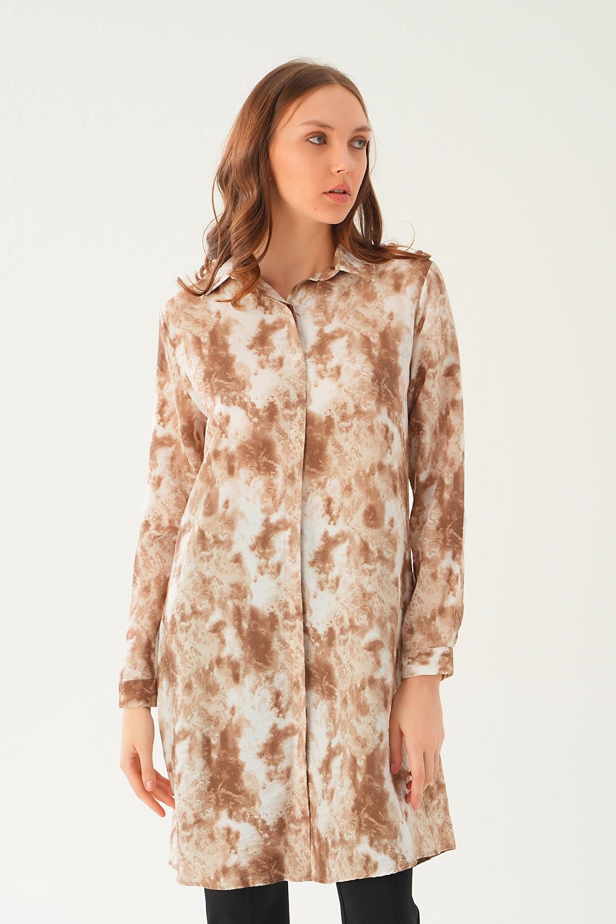 Vizon Desenli Tunik 4236A