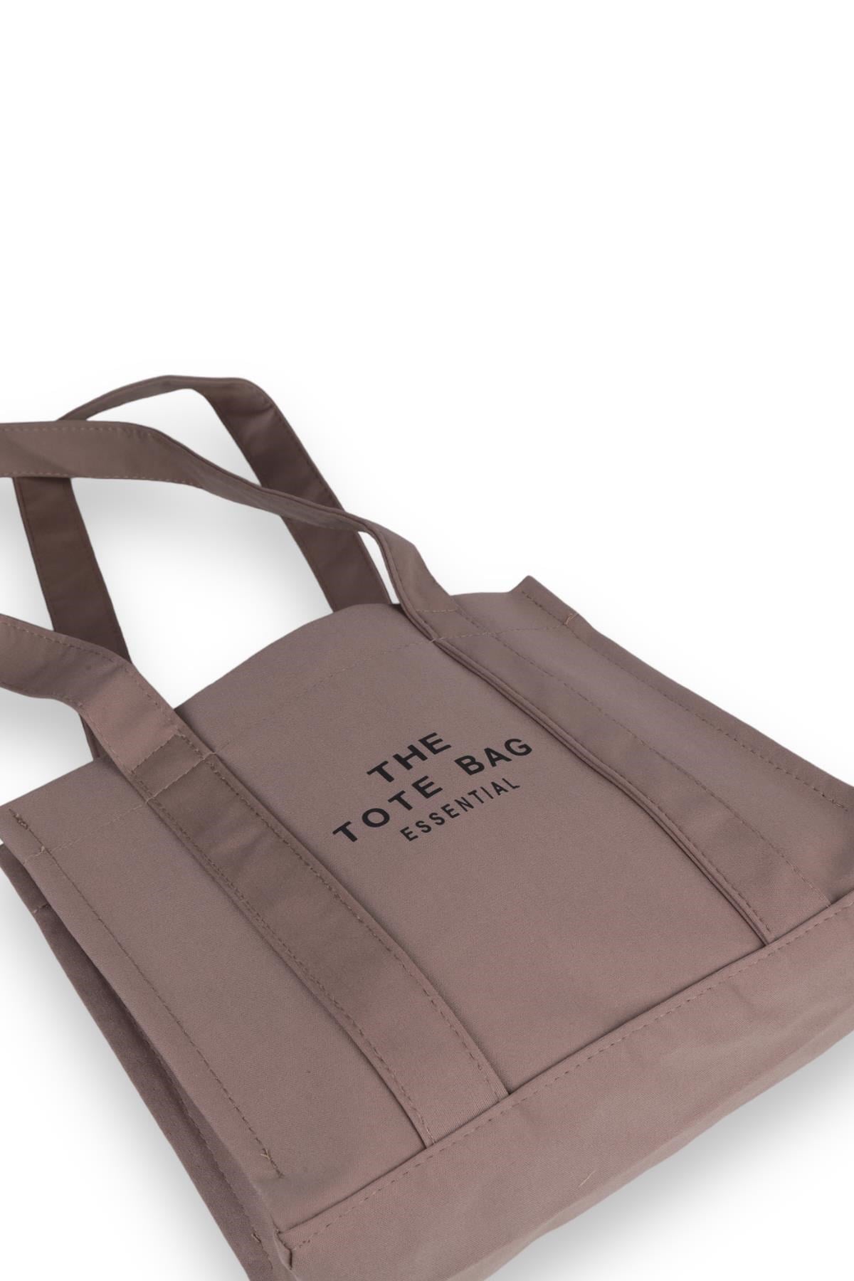 Vizon Kumaş Tote Çanta 9219