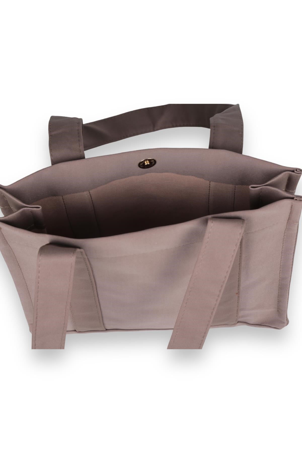 Vizon Kumaş Tote Çanta 9219