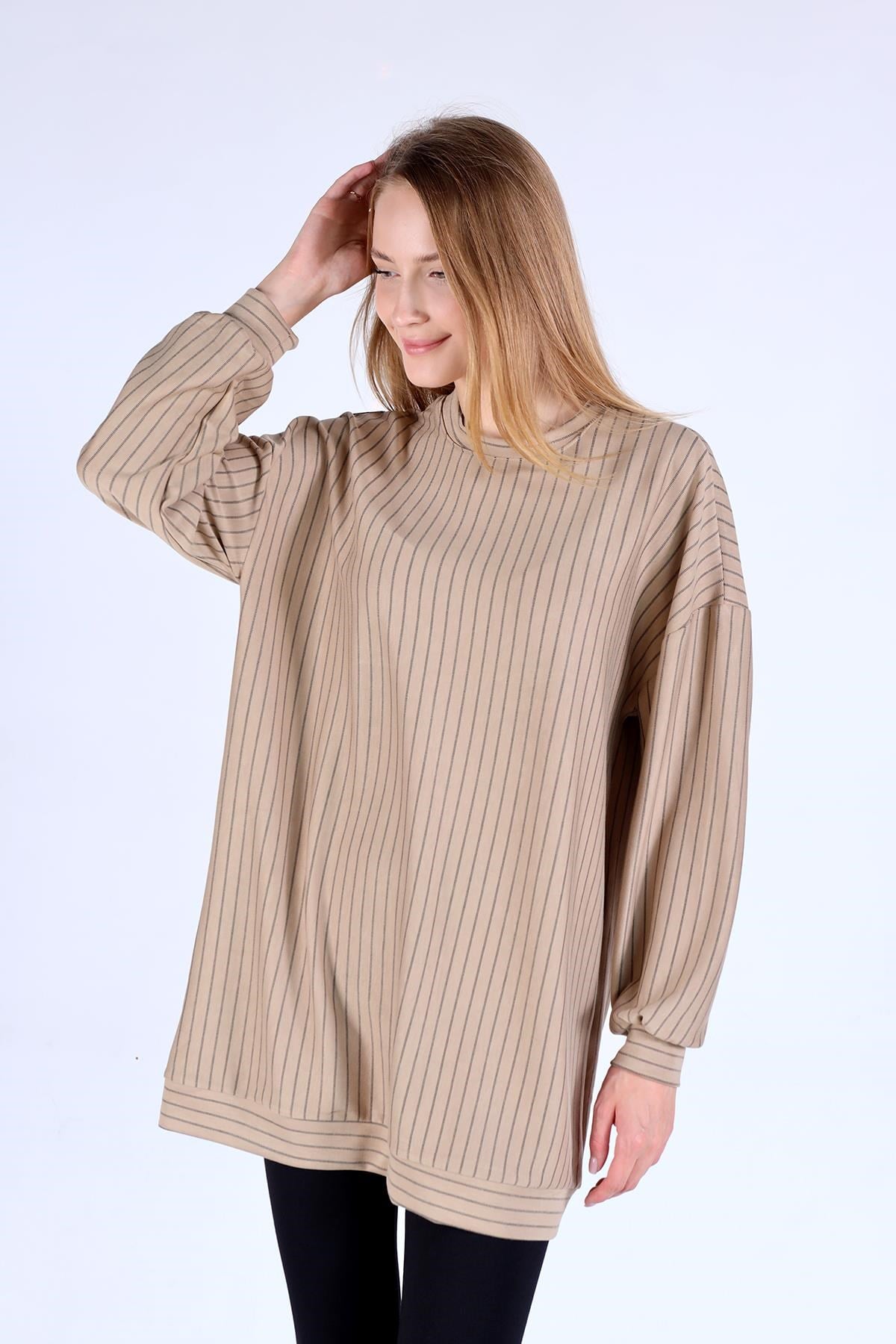 Vizon Oysho Çizgili Tunik 4315A