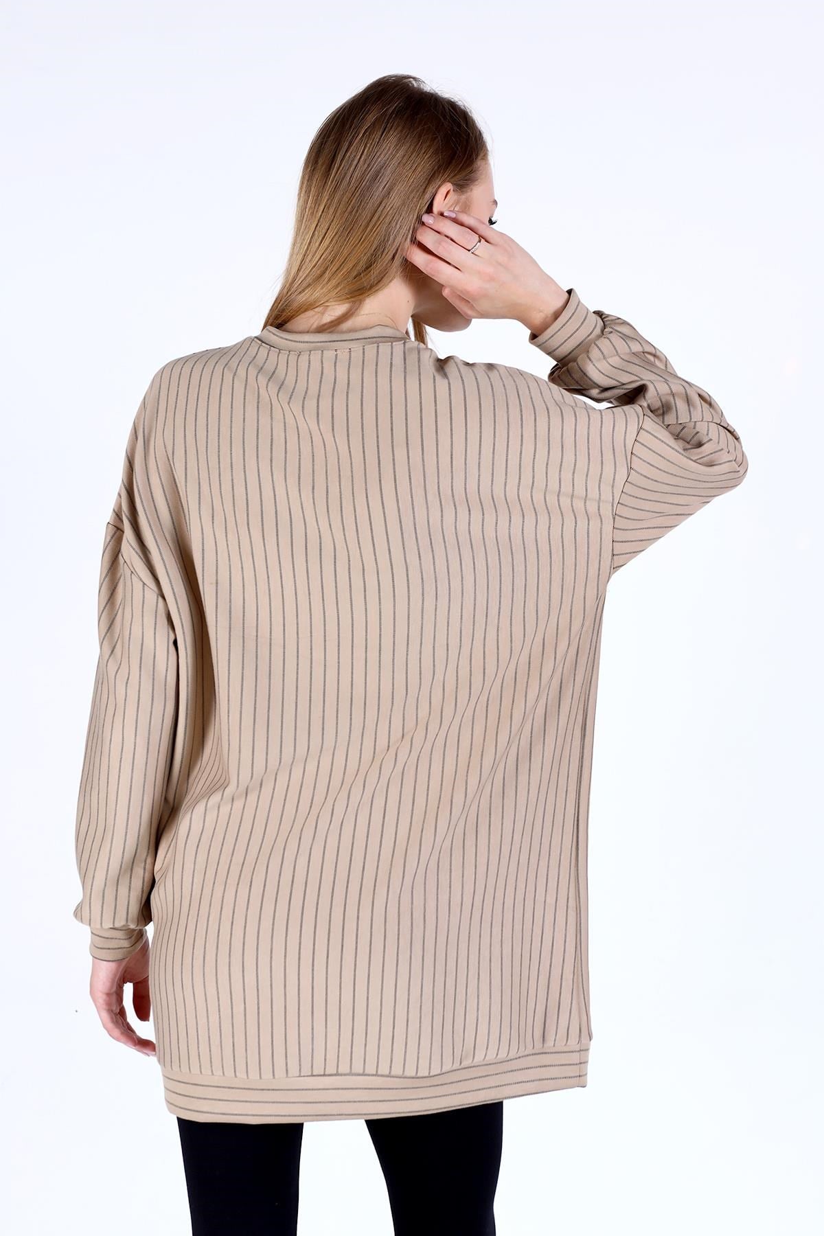 Vizon Oysho Çizgili Tunik 4315A