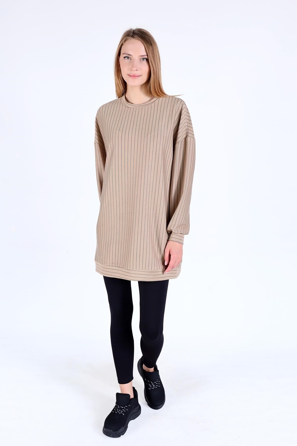 Vizon Oysho Çizgili Tunik 4315A