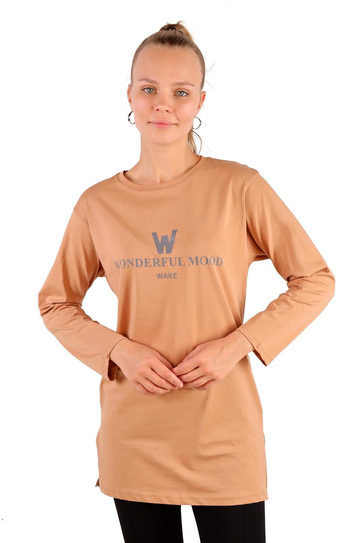 Vizon WonderFul Baskılı Uzun Kol Tunik 3981