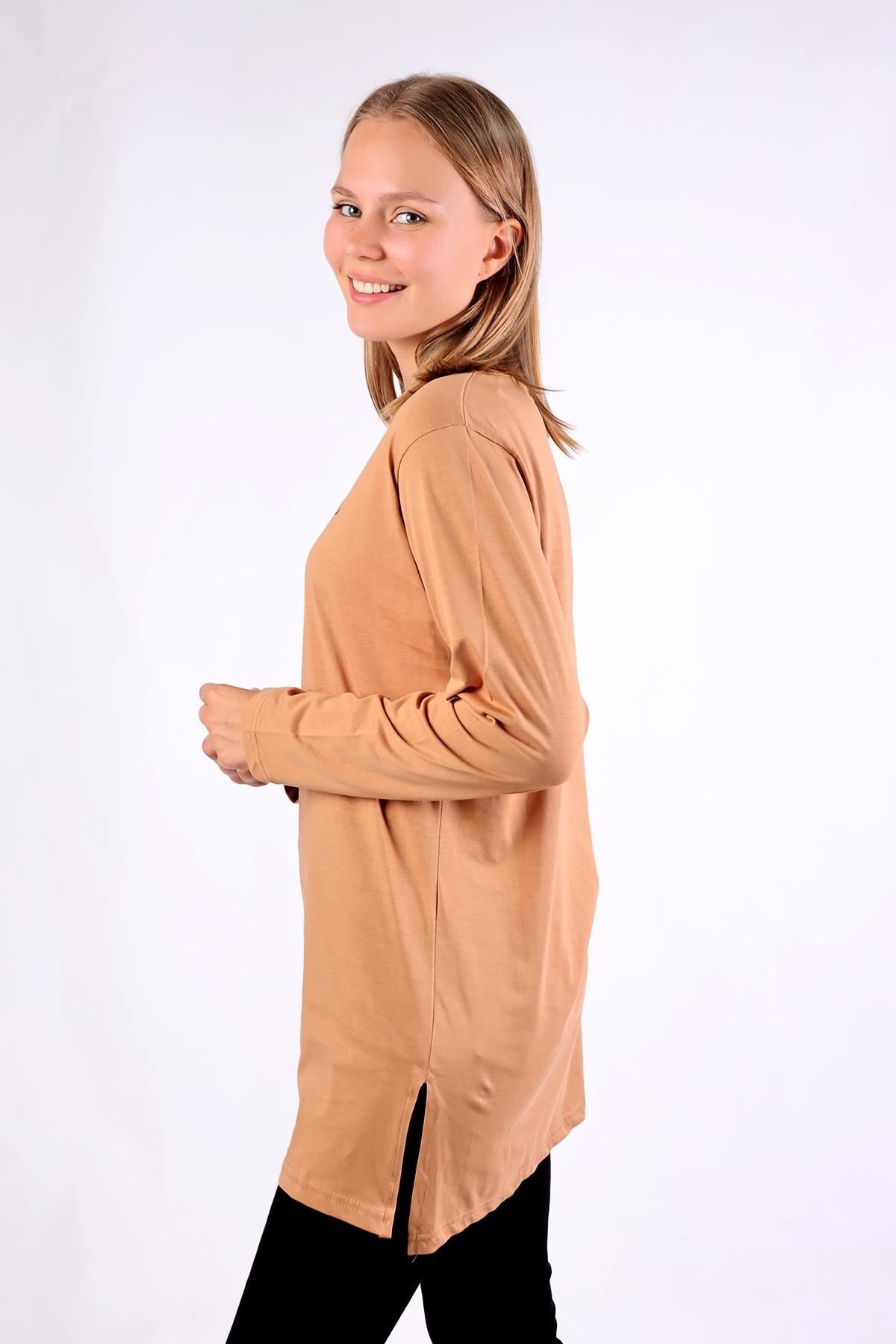 Vizon You Are Magic Baskılı Uzun Kol Tunik 3158