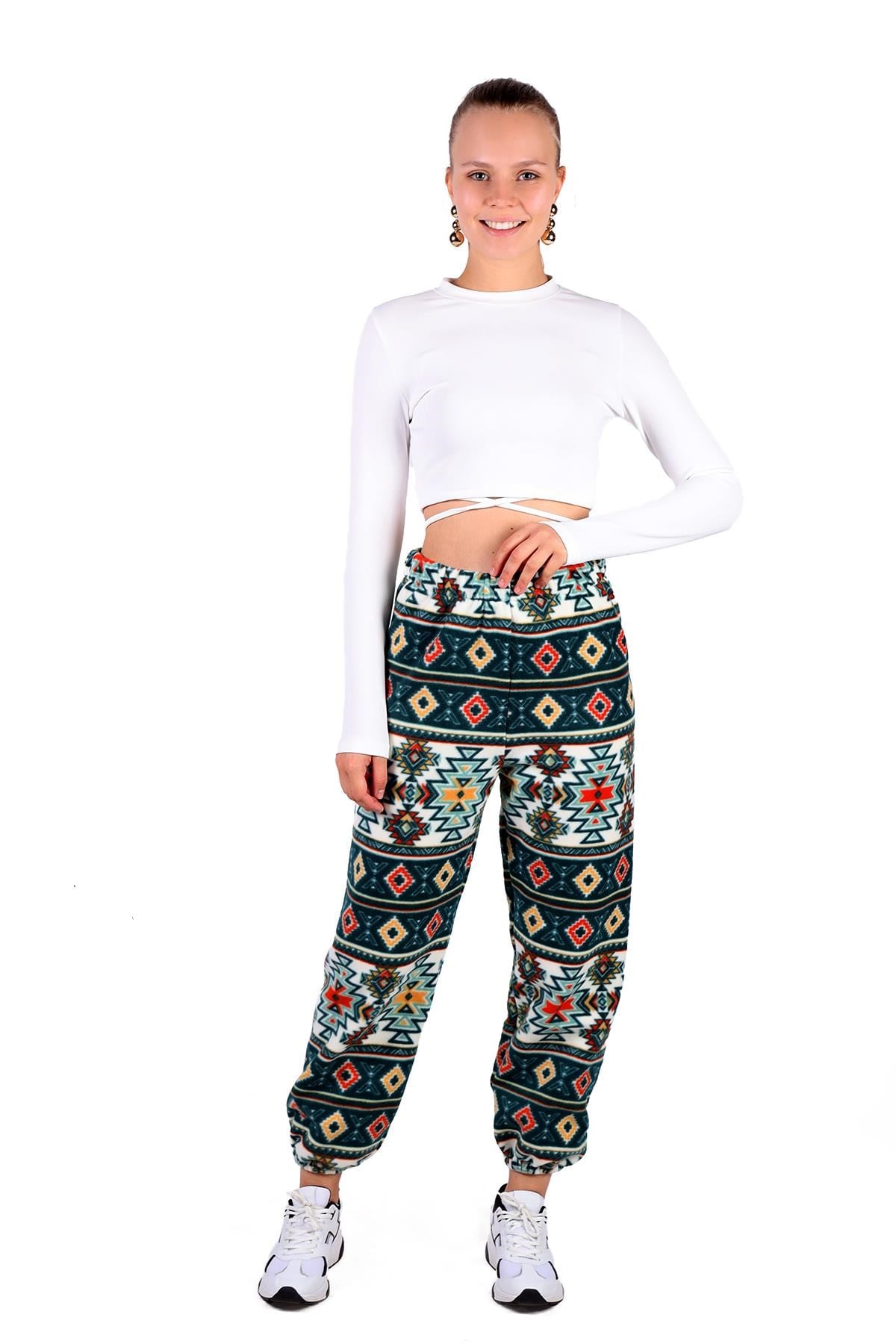 Zümrüt Desenli Pijama 3026A