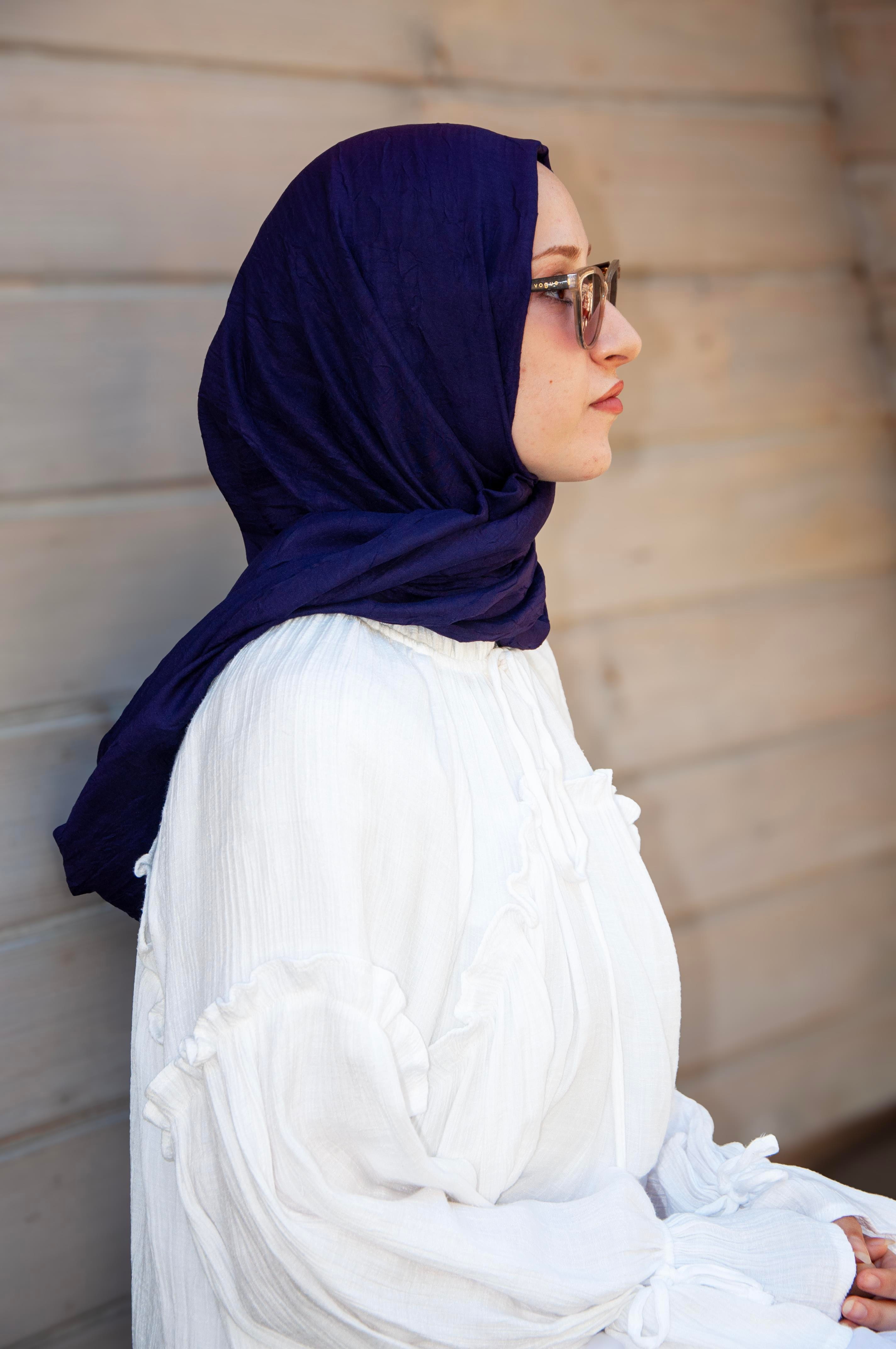 Mscarfs Bambu Kraş Şal Mor
