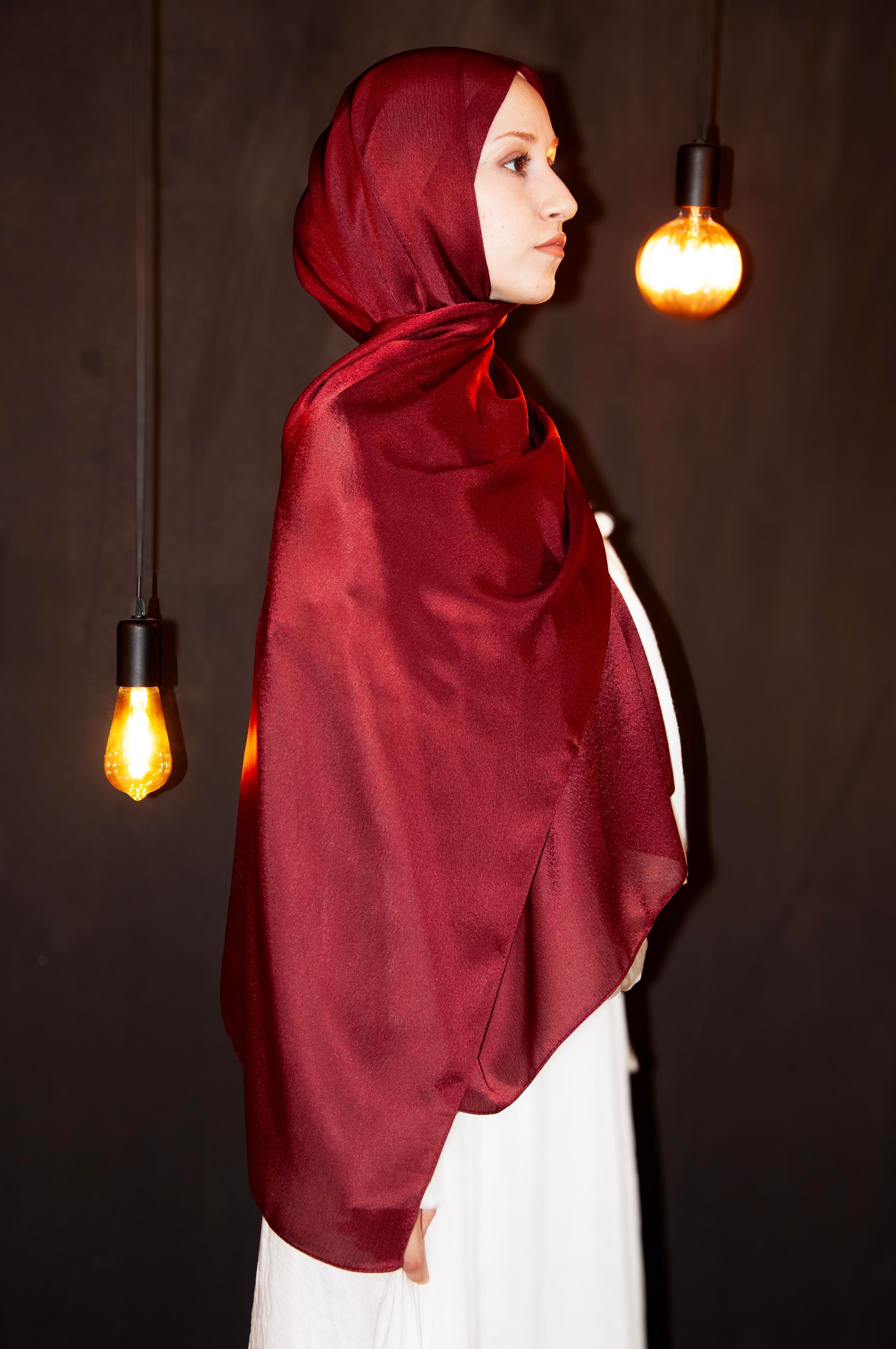 Mscarfs Janjan Şal Bordo