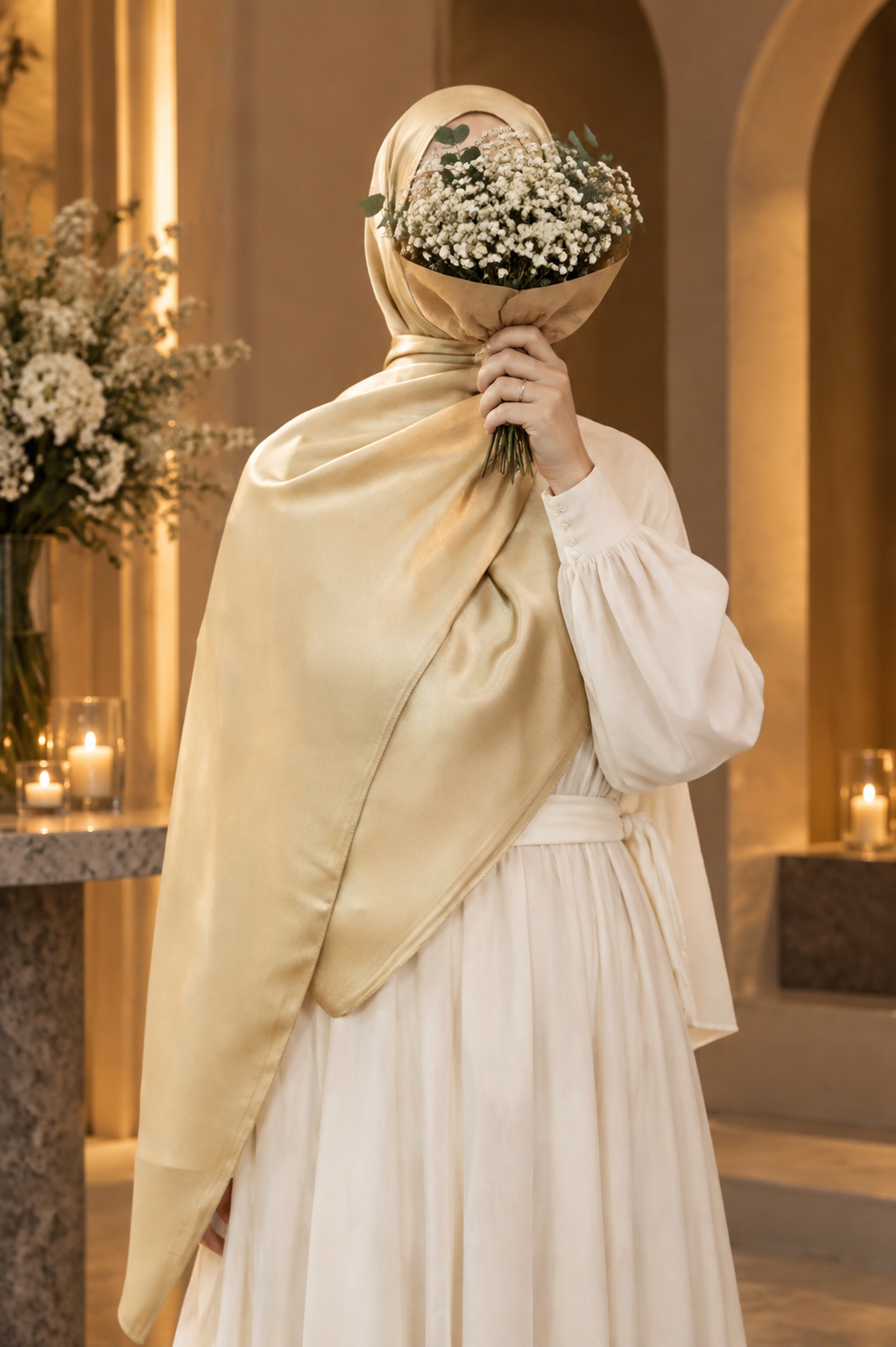 Mscarfs Janjan Şal Gold