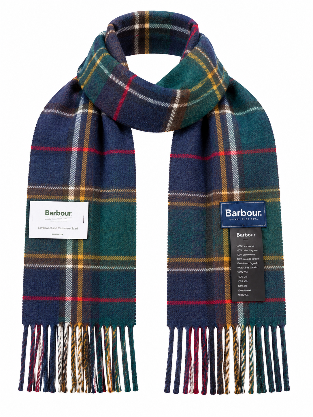 BARBOUR CASHMERE ATKI LACİVERT