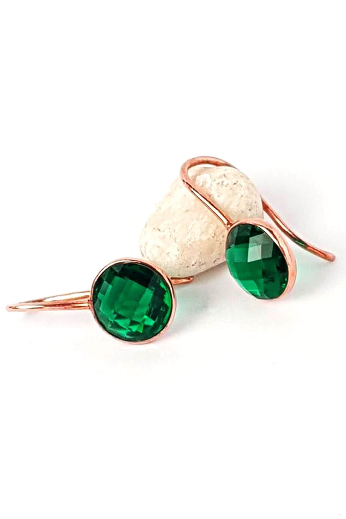 yesil zirkon tasli italyan tasarimi gumus modern kupe