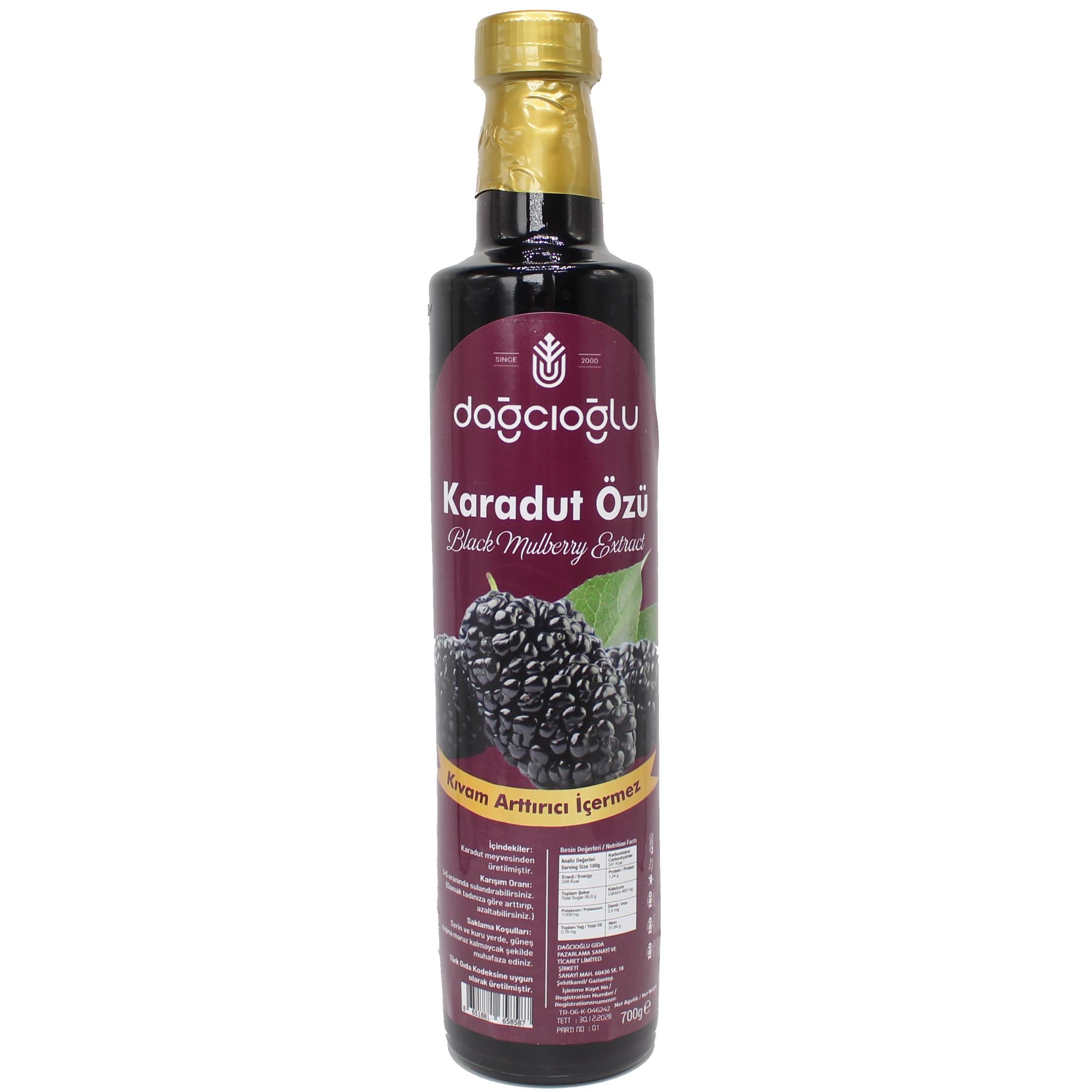 Dağcıoğlu Karadut Özü 700 Gr