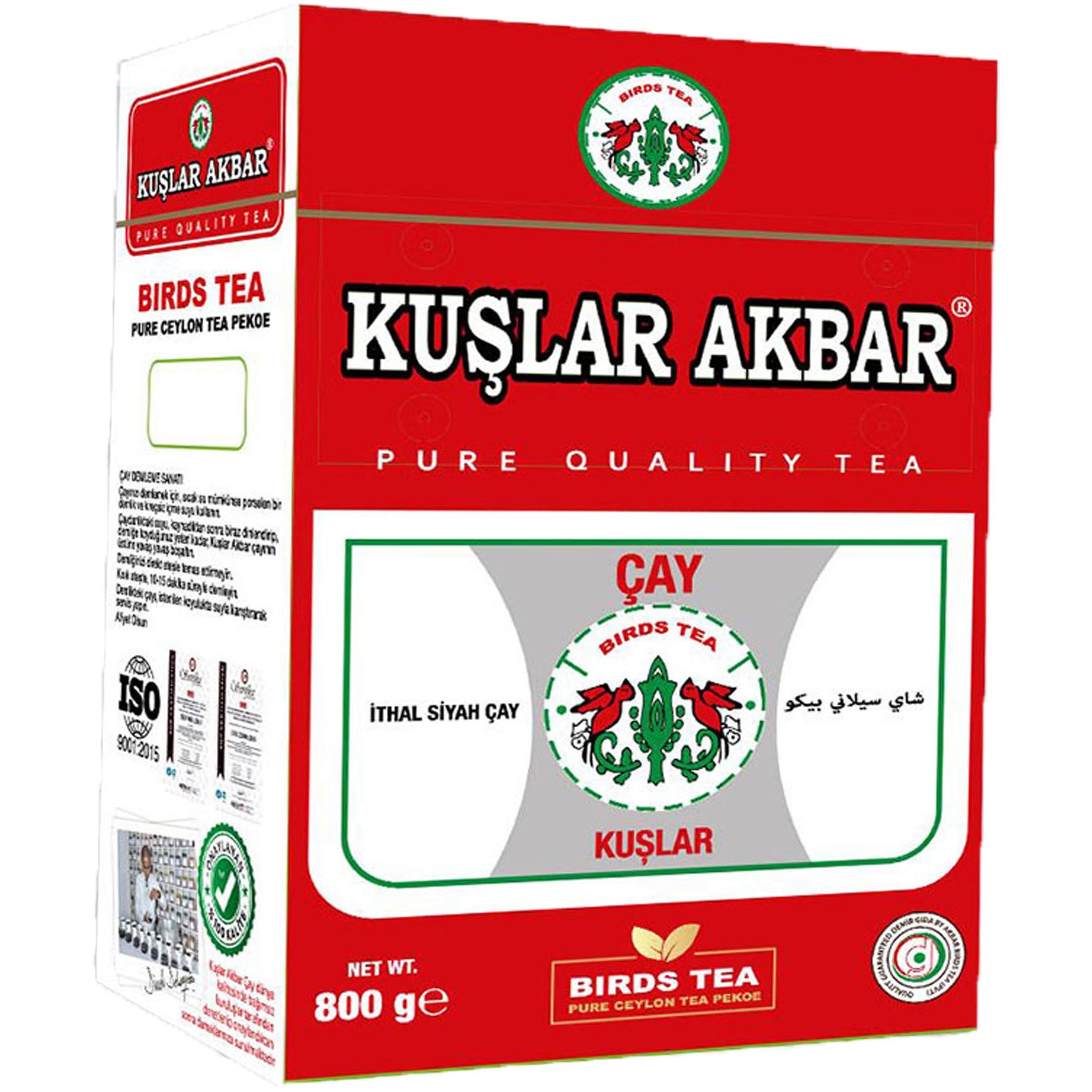Kuşlar Akbar Çay 800 gr