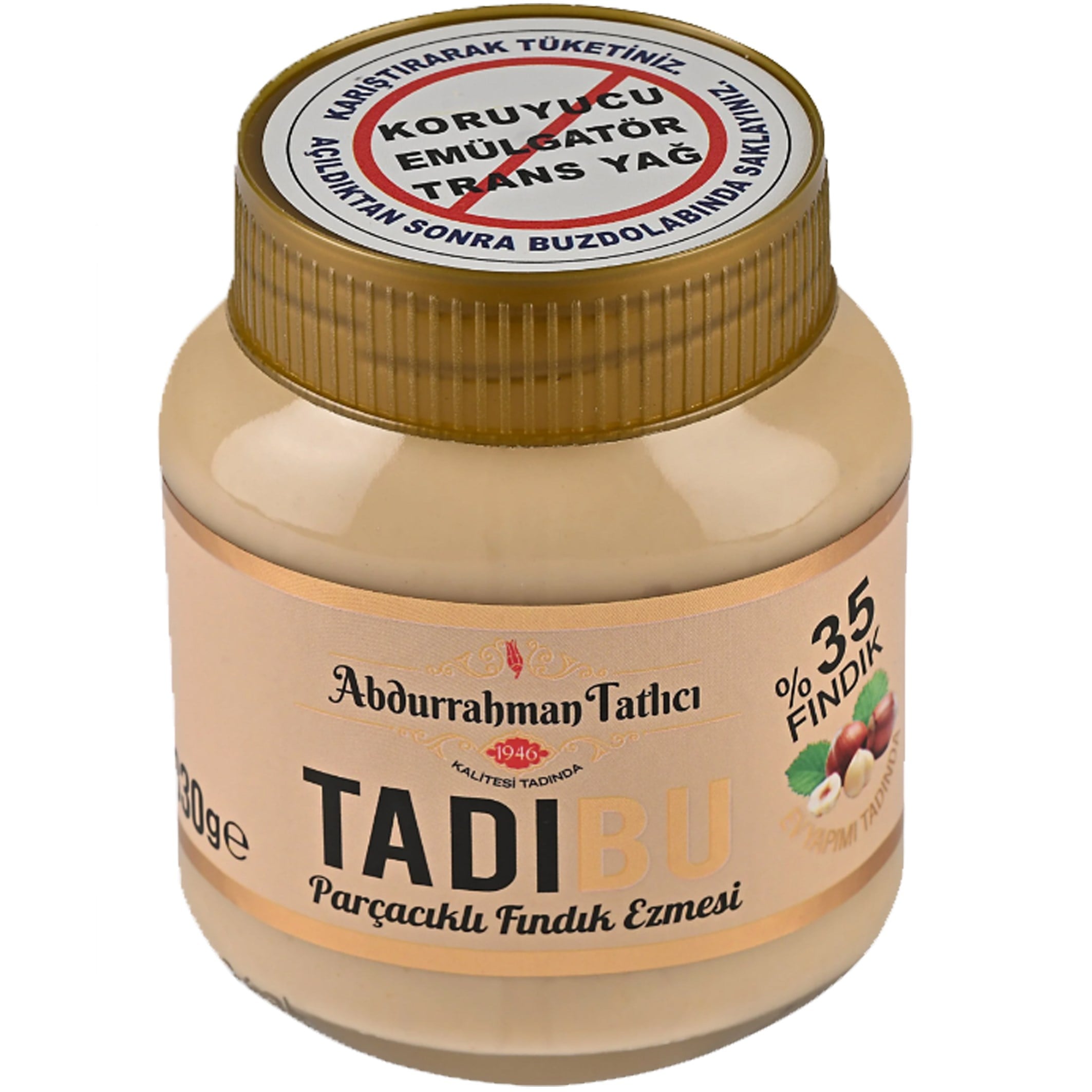 Tadıbu Parçacıklı Fındık Ezmesi 330 Gr