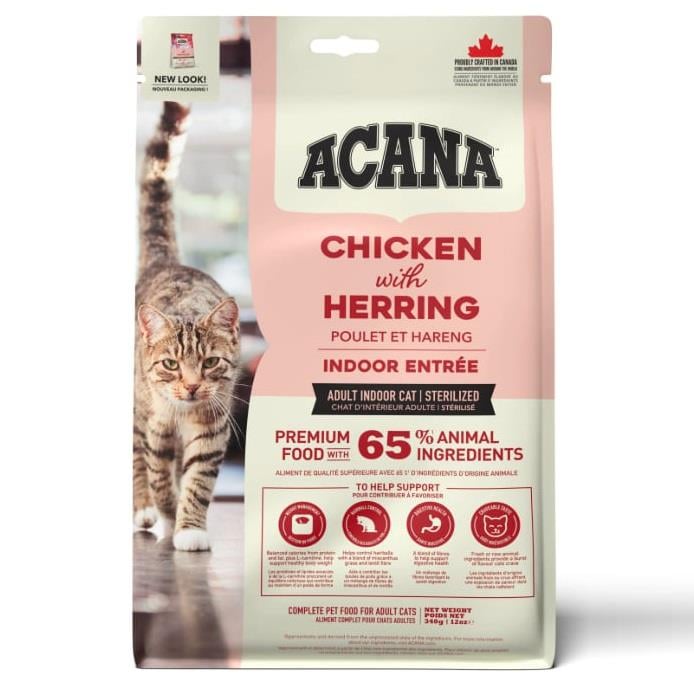 Acana Cat İndoor Entree Kısır Kedi Maması 400 Gr, Kısırlaştırılmış Kedi Maması, Acana