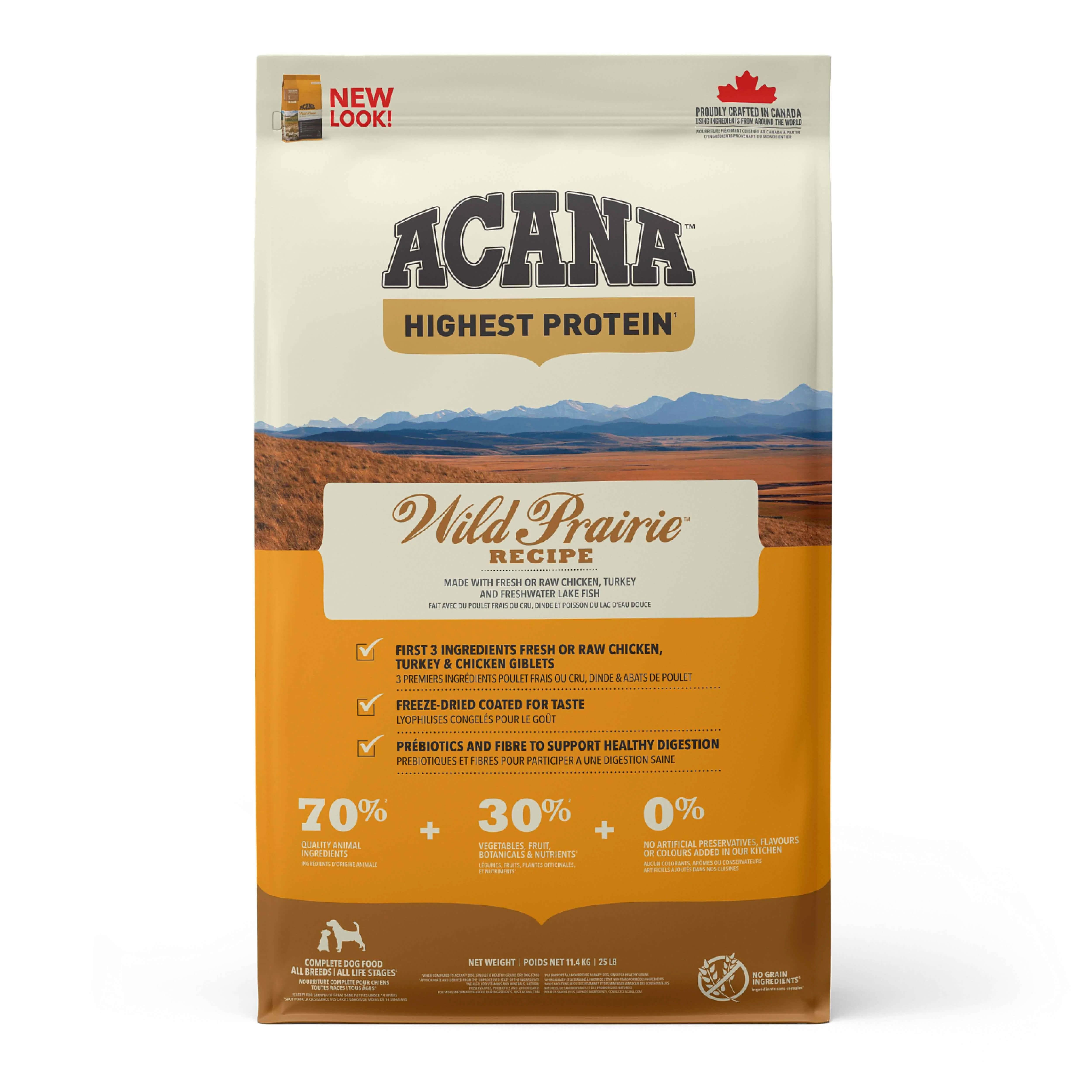 Acana Wild Prairie Tahılsız Yetişkin Kuru Köpek Maması 11,4 Kg, Yetişkin Köpek Maması, Acana