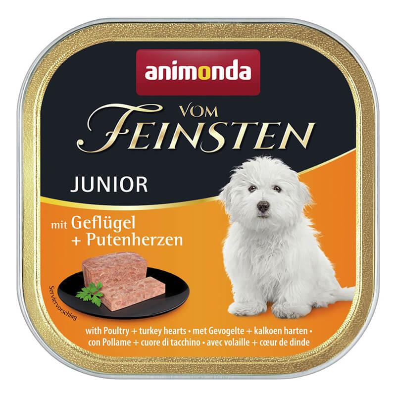 Animonda Kümes Hayvanlı&Hindi Yürekli Yavru Köpek Konservesi 150 Gr, Yaş Yavru Köpek Maması, Animonda