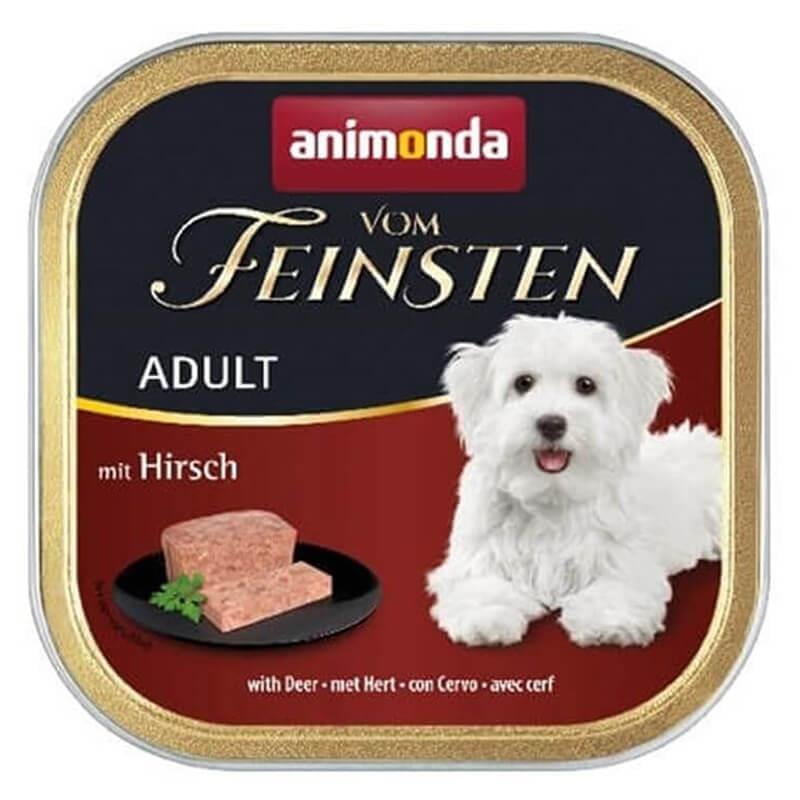 Animonda Vom Feinsten Geyik Etli Köpek Konservesi 150 Gr, Yaş Yetişkin Köpek Maması, Animonda
